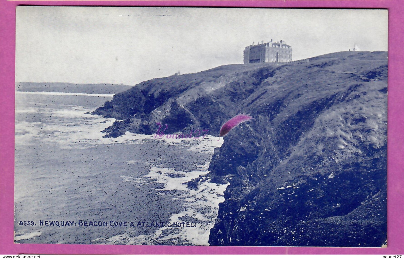 CPA ANGLETERRE - NEWQUAY Beacon Cove & Atlantic Hotel Non Voyagé - Newquay