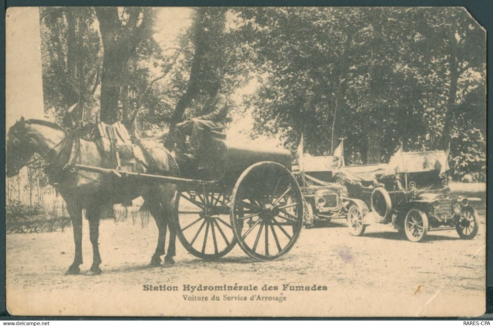 30 STATION HYDROMINERALE Des FUMADES - Voiture Du Service D'Arrosage / ETAT - Autres & Non Classés