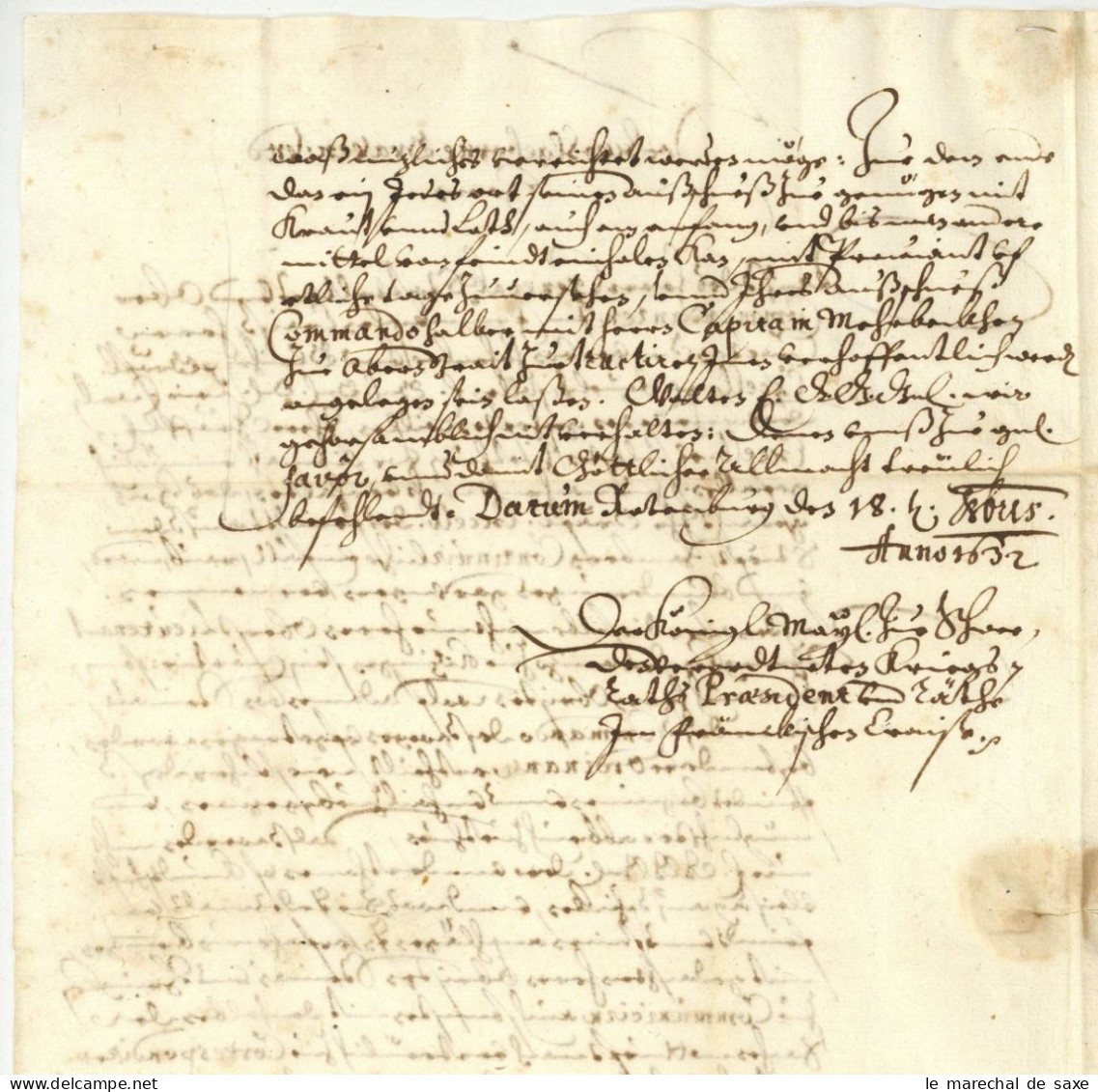 Dreißigjähriger Krieg 1632 Rothenburg Ob Der Tauber Schwedische Armee Bamberg Kitzingen Thirty Years War - Documents Historiques