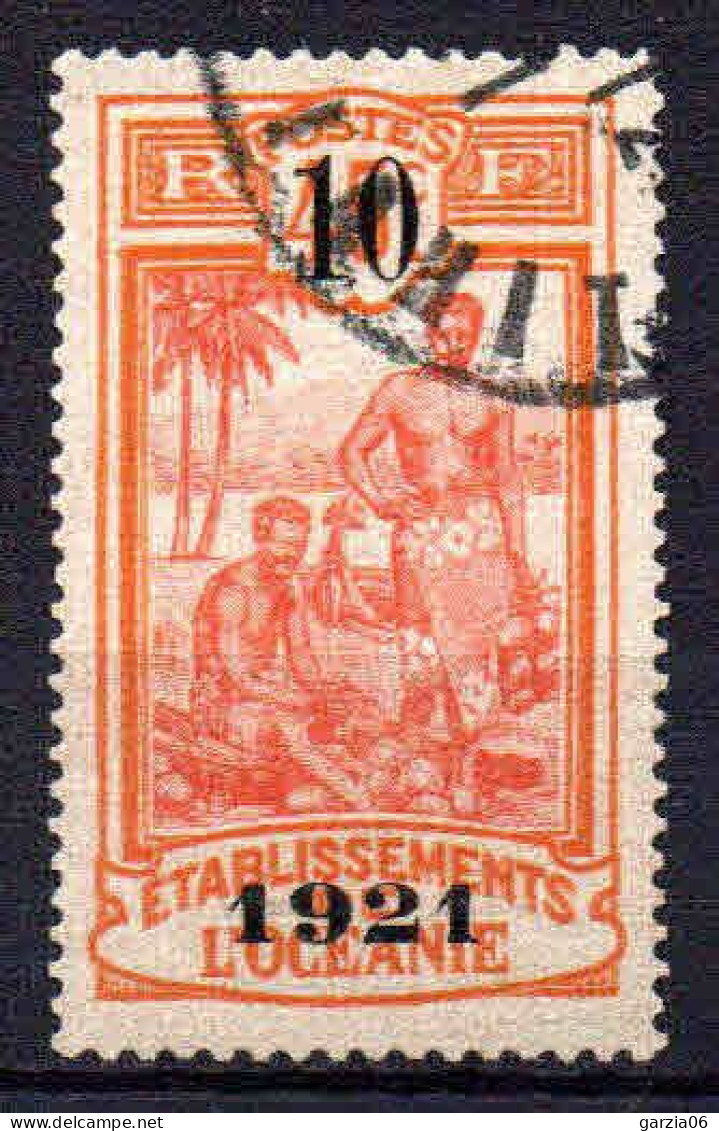 Océanie - 1921 -  Tb Antérieur Surch  - N° 45 - Oblit - Used - Used Stamps