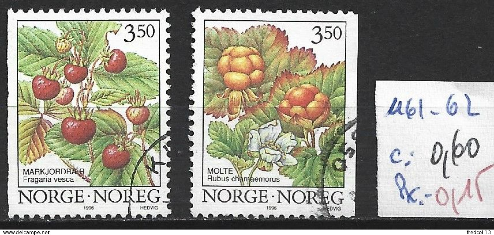 NORVEGE 1161-62 Oblitérés Côte 0.60 € - Oblitérés