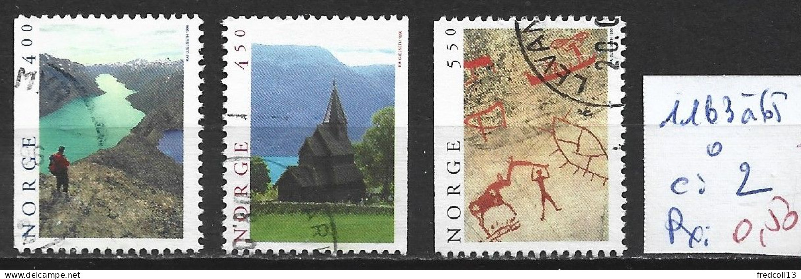 NORVEGE 1163 à 65 Oblitérés Côte 2 € - Used Stamps