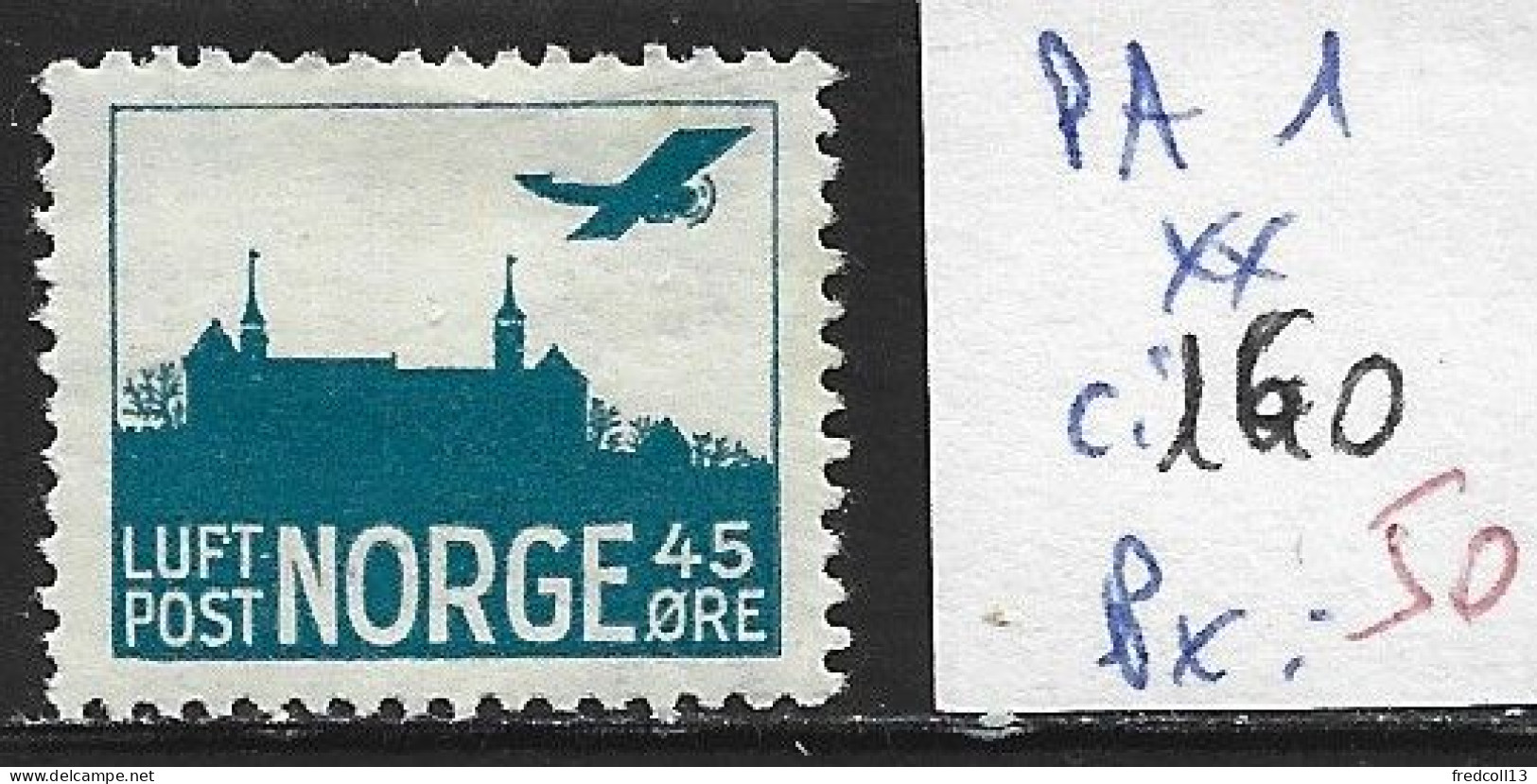 NORVEGE PA 1 ** Côte 160 € - Unused Stamps