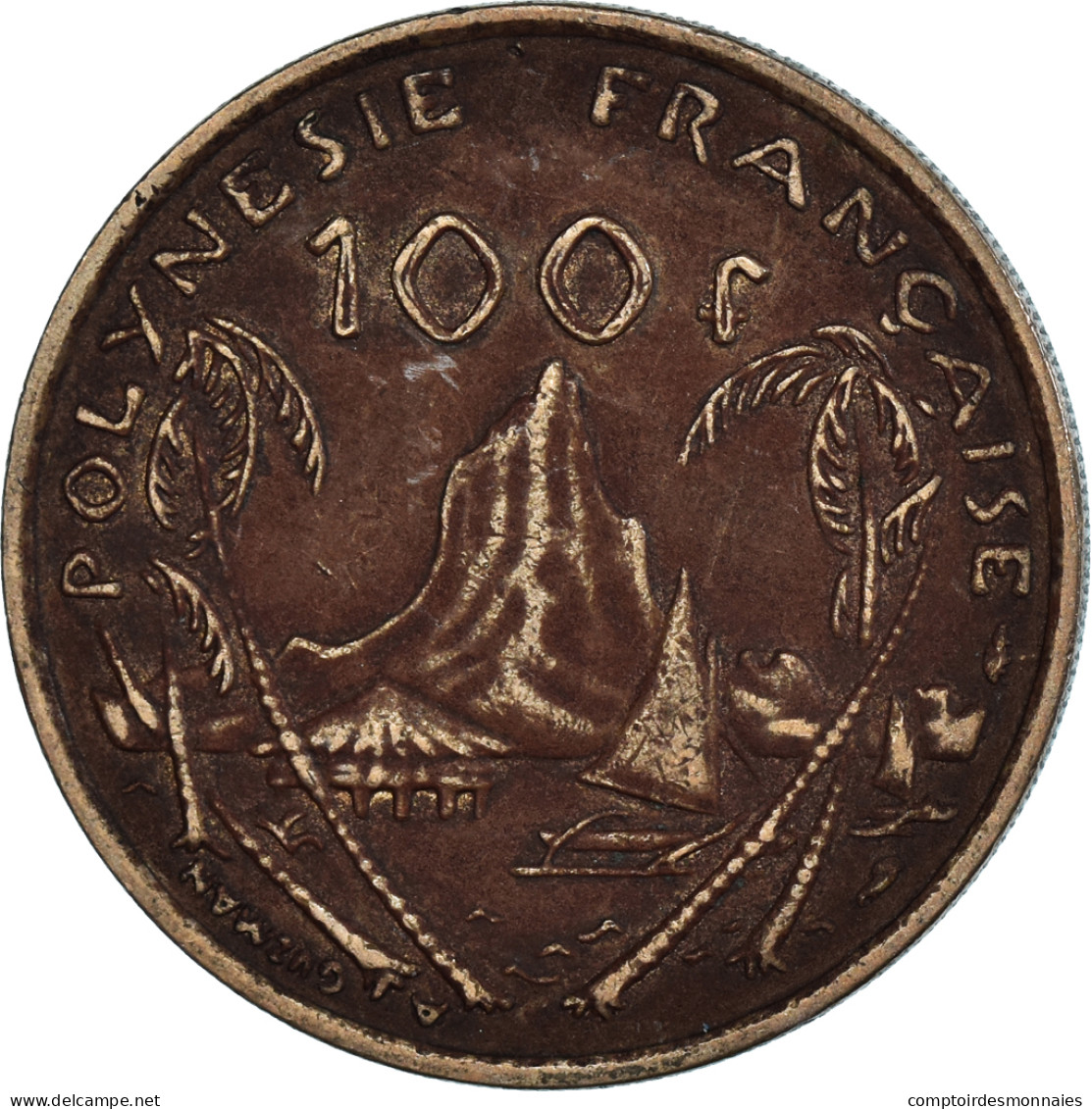 Monnaie, Polynésie Française, 100 Francs, 1976 - Französisch-Polynesien