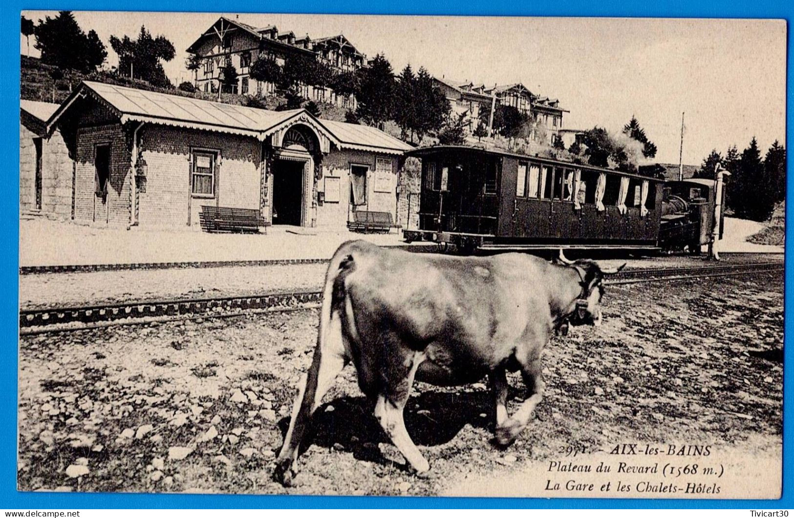 CPA SAVOIE (73) - AIX-LES-BAINS - PLATEAU DU REVARD - LA GARE ET LES CHALETS-HOTELS - Aix Les Bains