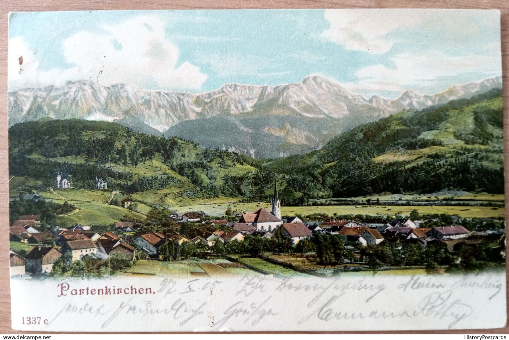 Partenkirchen, Panorama, Gesamtansicht, 1905 - Garmisch-Partenkirchen