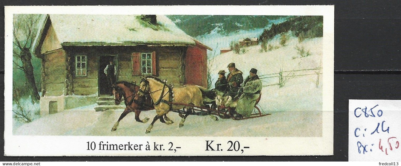 NORVEGE CARNET C 850 Côte 14 € - Postzegelboekjes