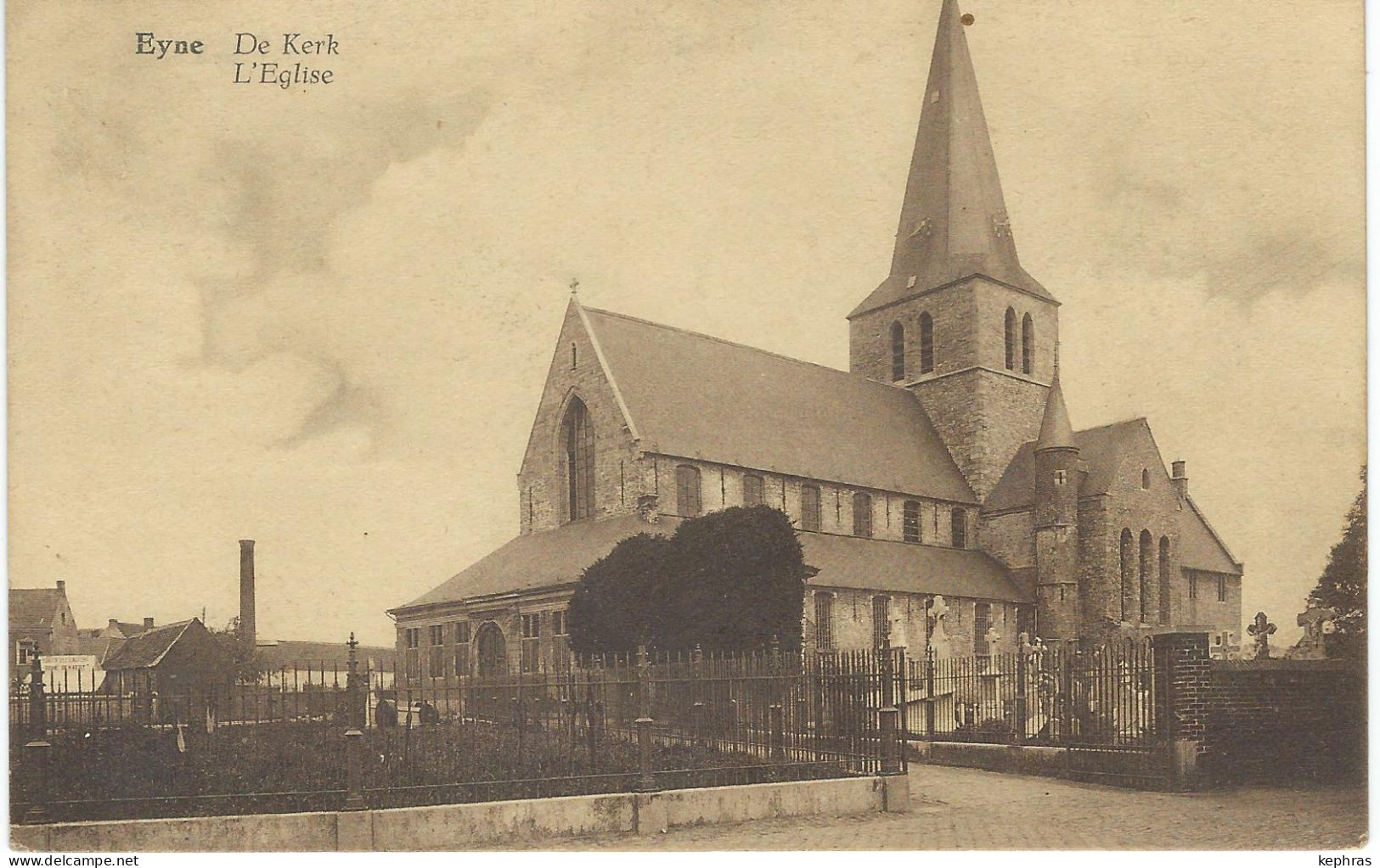 EYNE - EINE : De Kerk - L'Eglise - RARE VARIANTE - Oudenaarde