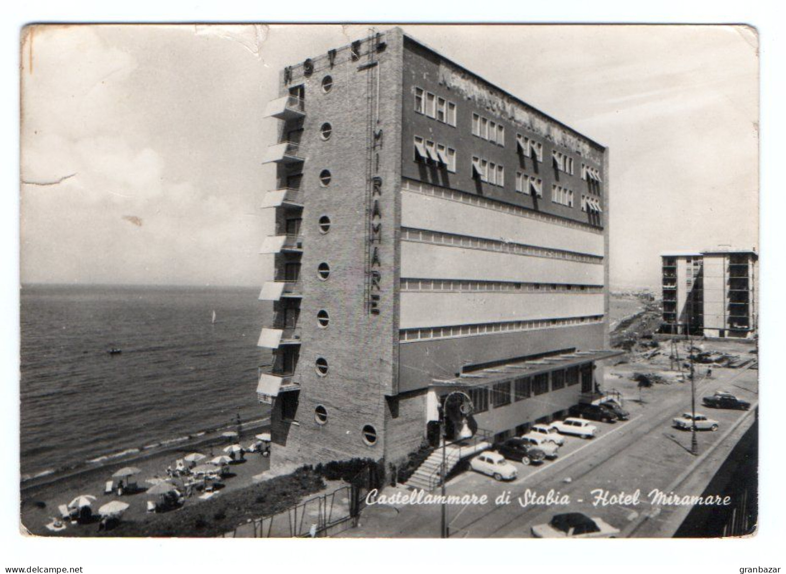 CASTELLMARE DI STABIA, HOTEL MIRAMARE, B/N, VG 1963      **//** - Castellammare Di Stabia