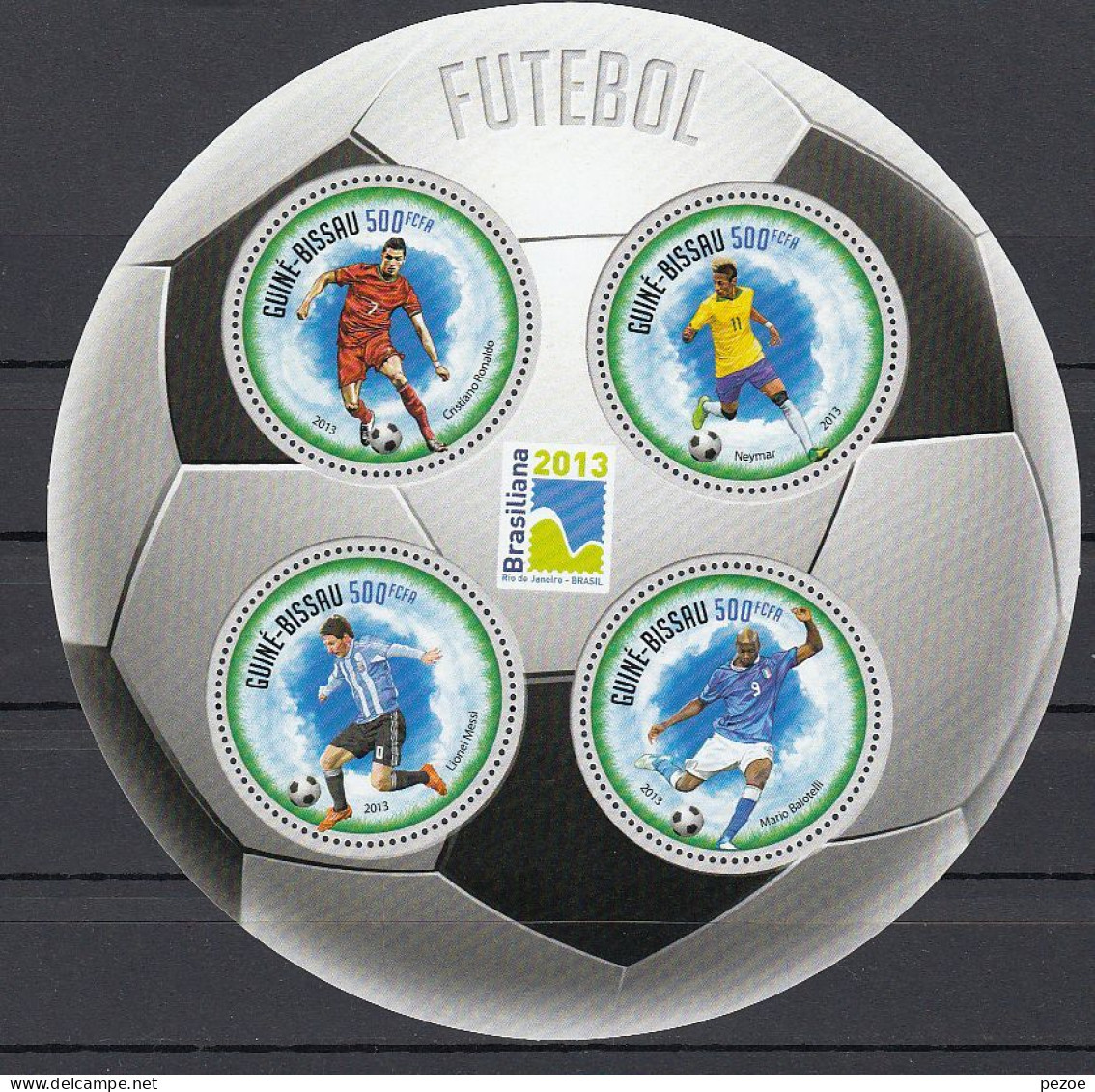 Football / Soccer / Fussball - WM 2014: Guinea Bissau  Bl ** - 2014 – Brazilië