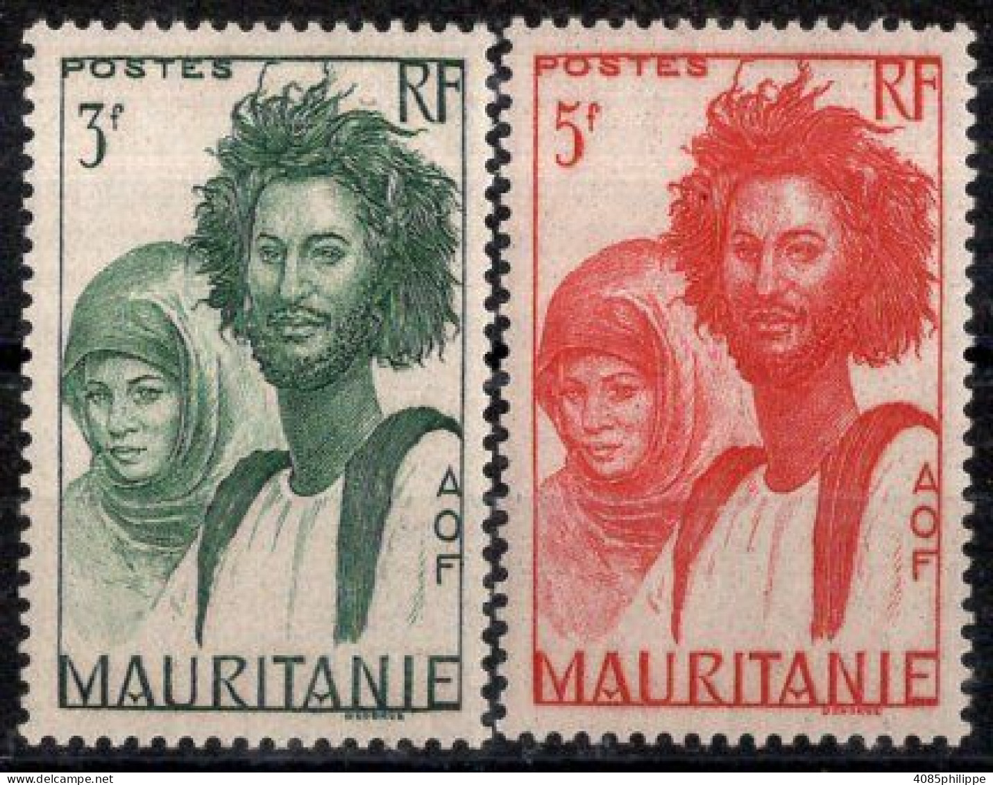 Mauritanie Timbres-poste N°91* & 92* Neufs Charnières TB Cote : 2€75 - Ongebruikt