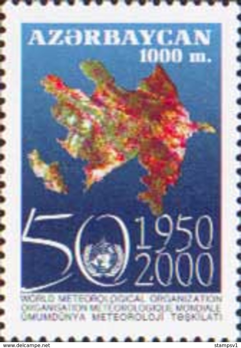 Azerbaijan. 2000 50th Anniversary Of The WMO. Mi 467 - Aserbaidschan