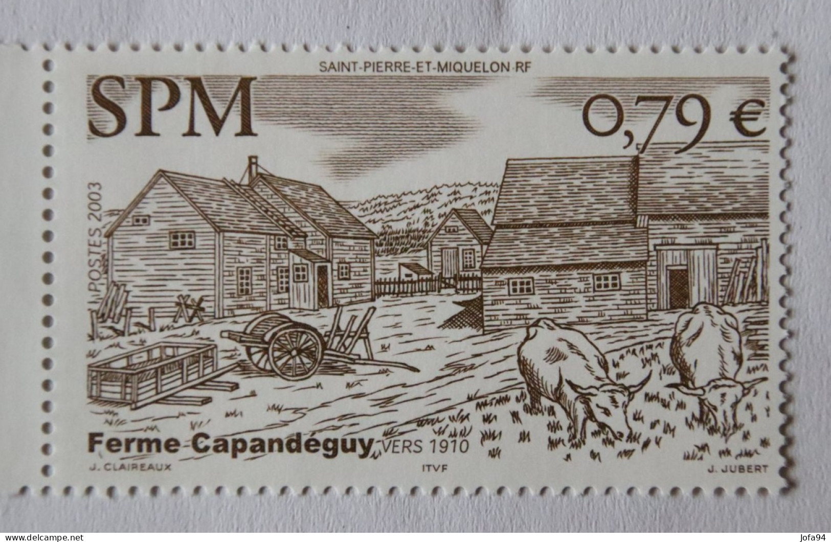 SPM 2003 Ferme Capandéguy  YT 792 Neuf - Unused Stamps