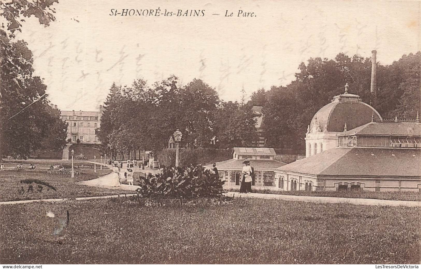 FRANCE - St Honoré Les Bains - Vue Générale Du Parc - Le Parc - Carte Postale Ancienne - Saint-Honoré-les-Bains