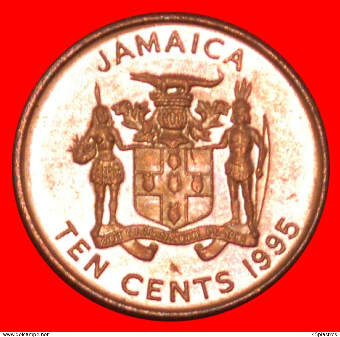 * GREAT BRITAIN (1995-2012): JAMAICA  10 CENTS 1995 BOGLE (1822-1865) MINT LUSTRE! · LOW START ·  NO RESERVE! - Jamaique