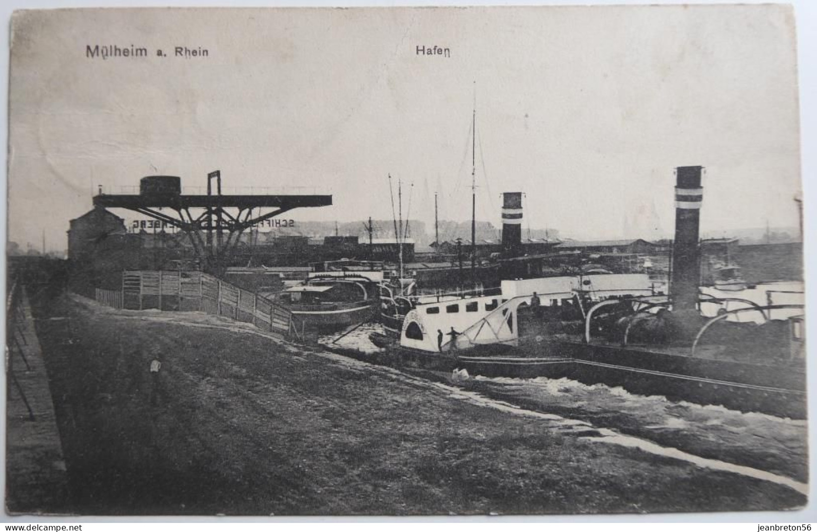 Mülheim A. Rhein - Hafen - CPA 1907 Voir état - Muelheim A. D. Ruhr