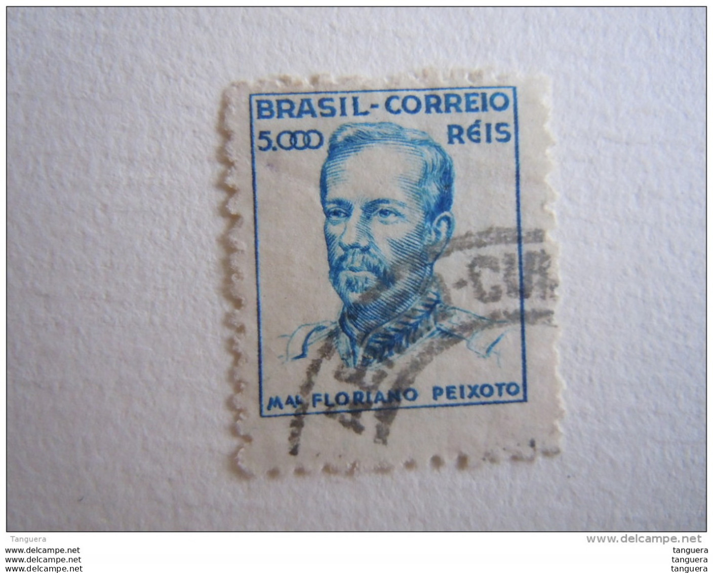 Brazilie Bresil Brasilien Brasil 1941-48 Série Courante Filigrane O Maréchal Peixoto Yv 393 O - Gebraucht