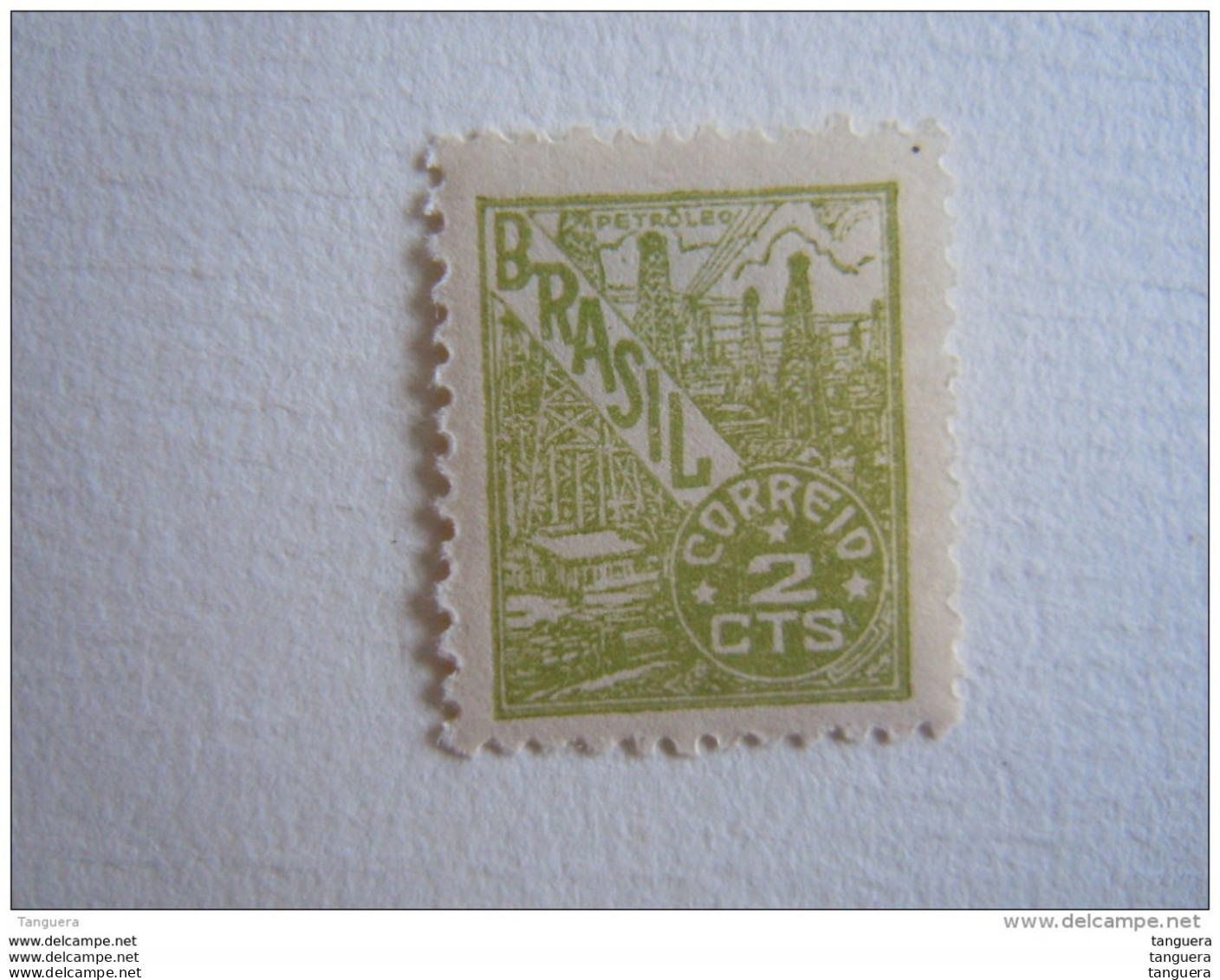 Brazilie Bresil Brasilien Brasil 1947-55 Serie Courante Puits De Pétrole Yv 463A MH * - Neufs