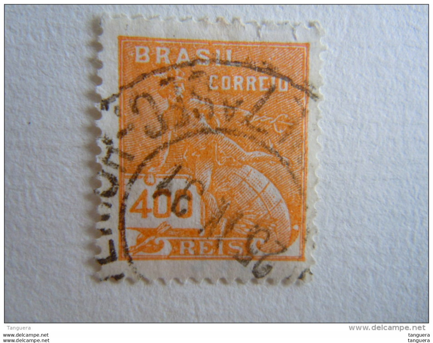 Brazilie Bresil Brasilien Brasil 1928-41 Série Courante Commerce Mercure Filigrane E Yv 206 O - Oblitérés