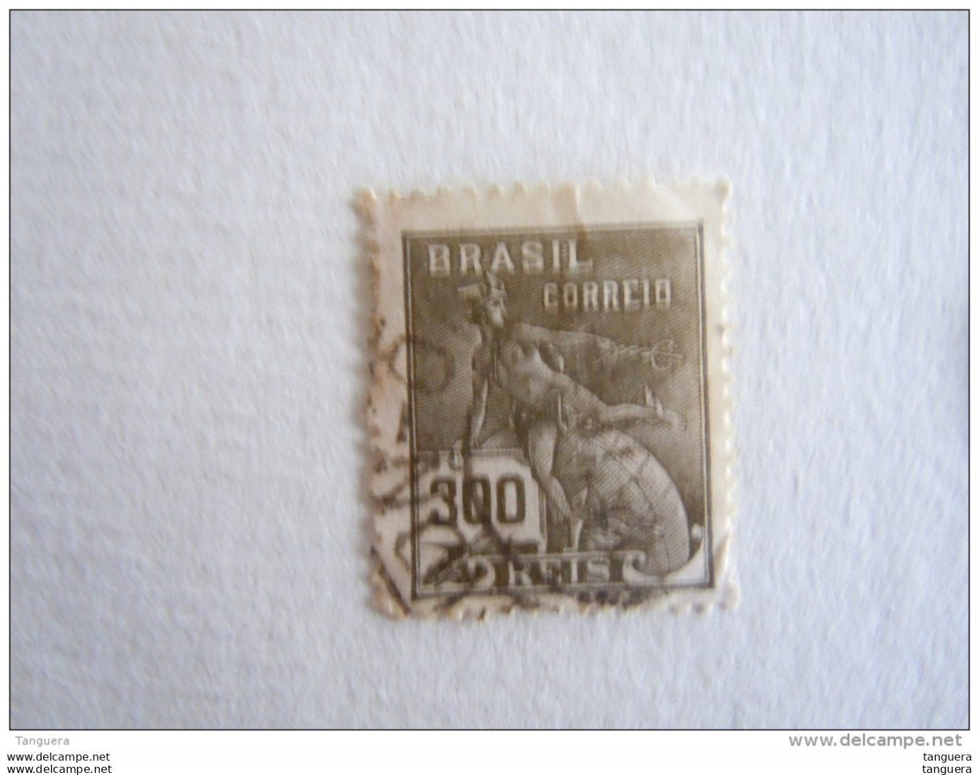 Brazilie Bresil Brasilien Brasil 1920-41 Série Courante Commerce Mercure Filigrane Inconnue Yv 175 O - Oblitérés