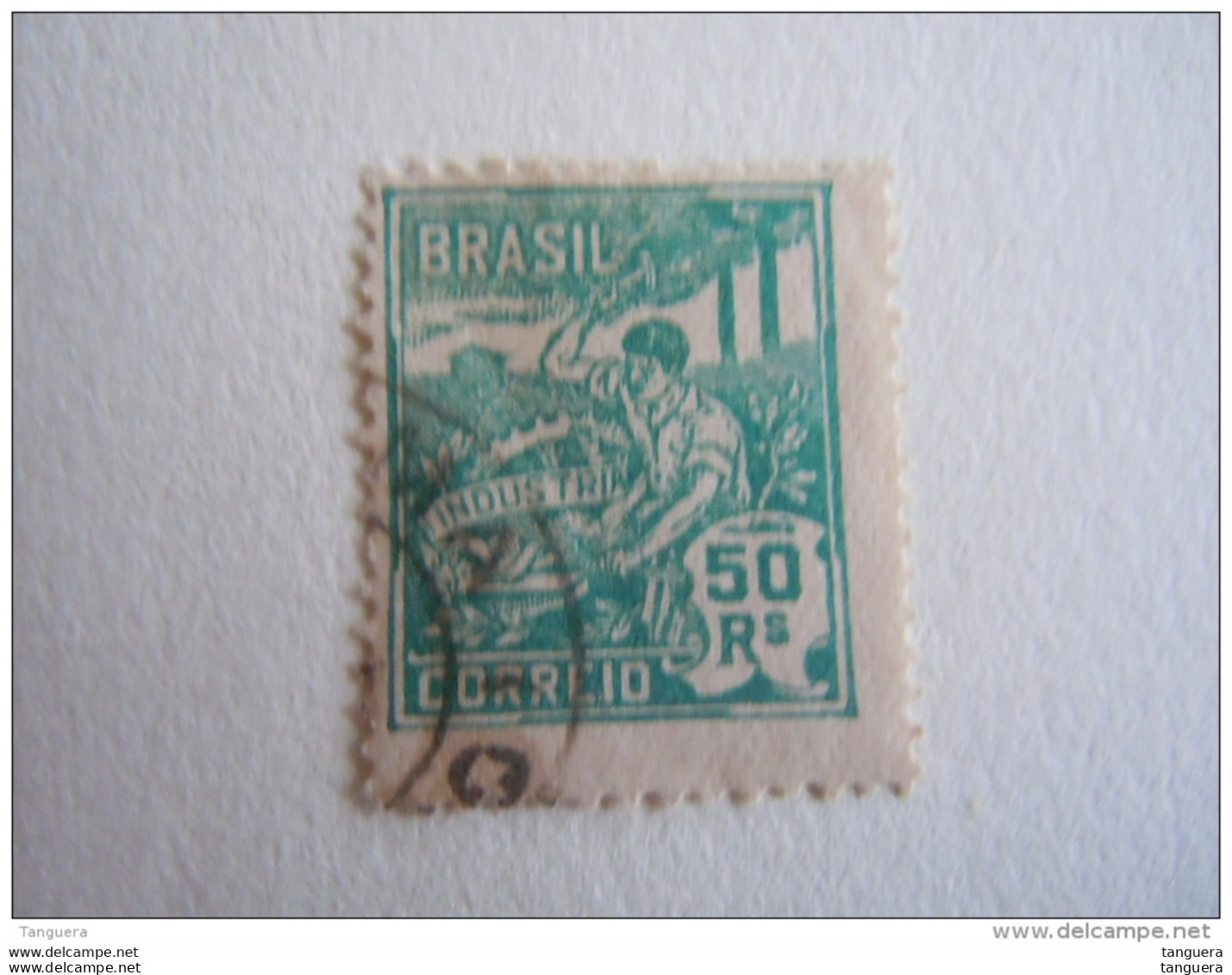 Brazilie Bresil Brasilien Brasil 1920-41 Série Courante Industrie Sans Filigrane Yv 167 (A) O - Used Stamps