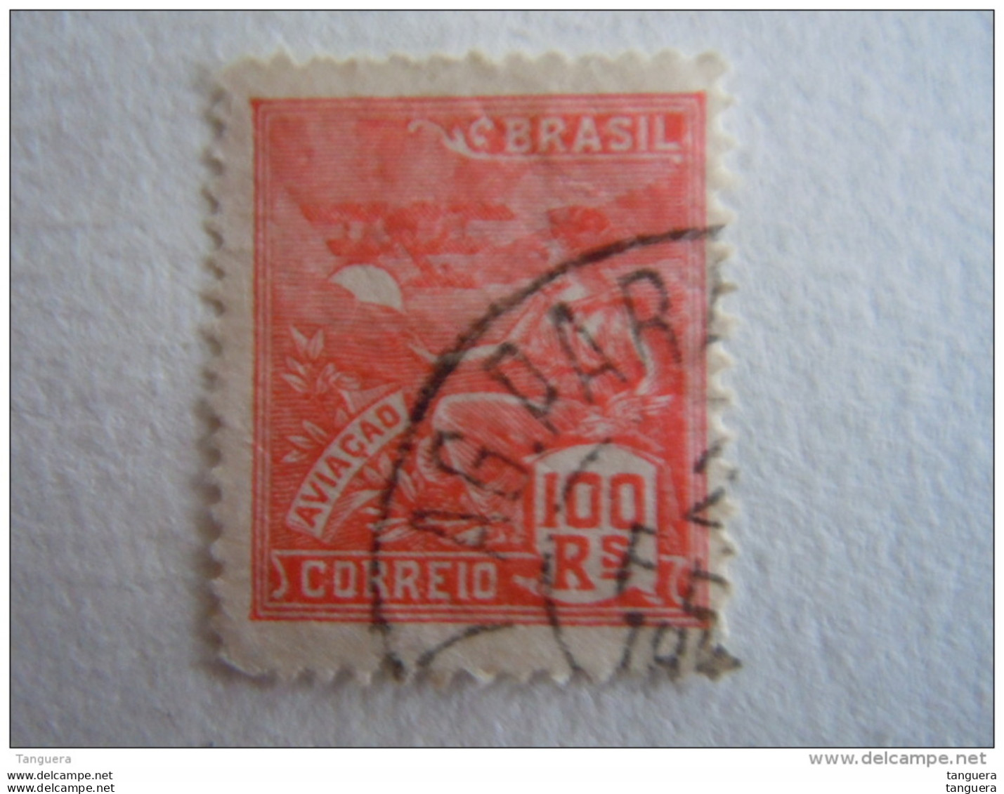 Brazilie Bresil Brasilien Brasil 1920-41 Série Courante Aviation Sans Filigrane Yv 170 (A) O - Used Stamps