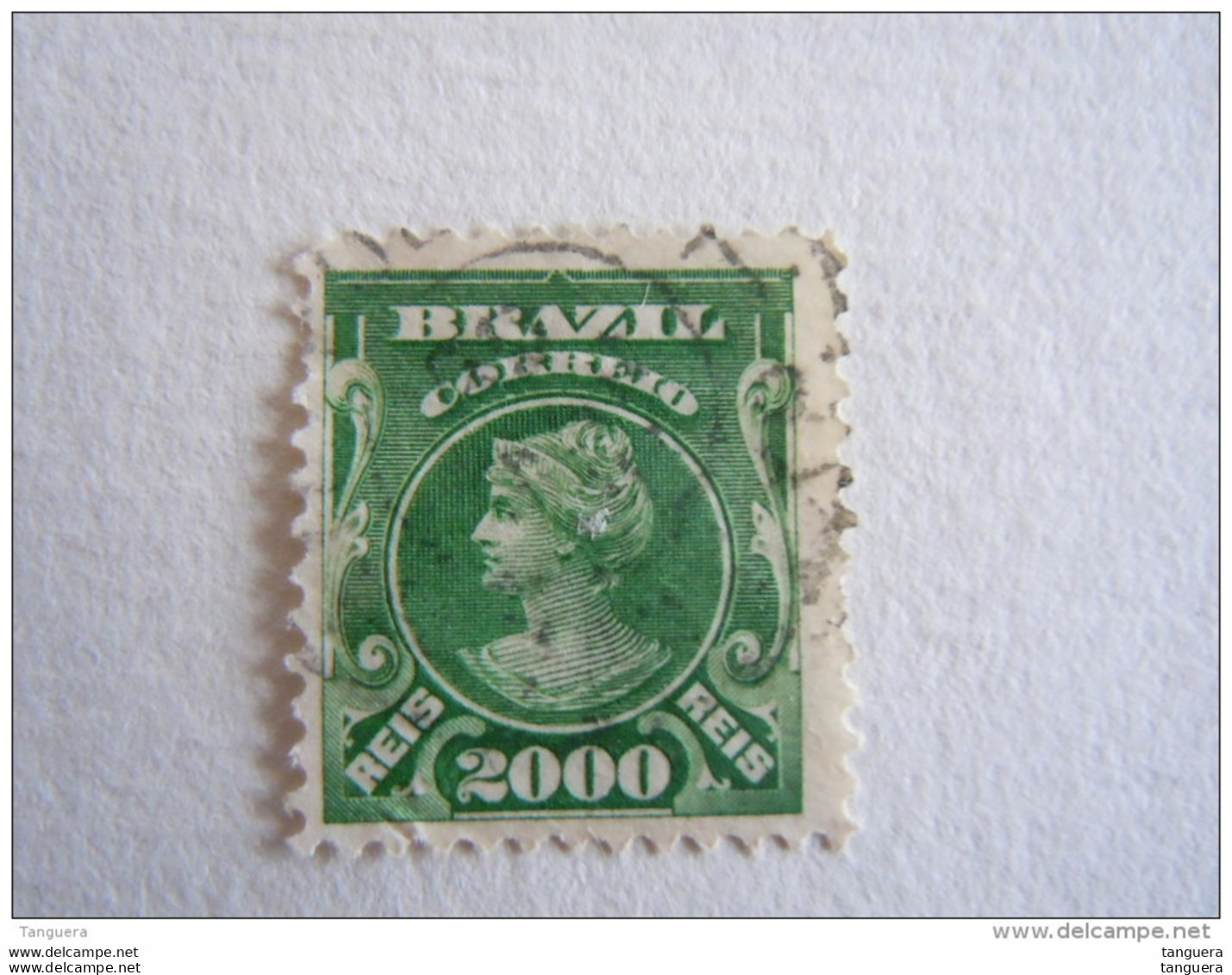 Brazilie Bresil Brasilien Brasil 1906-15 Série Courante Têtes De "liberté"  Yv 139 O - Gebruikt