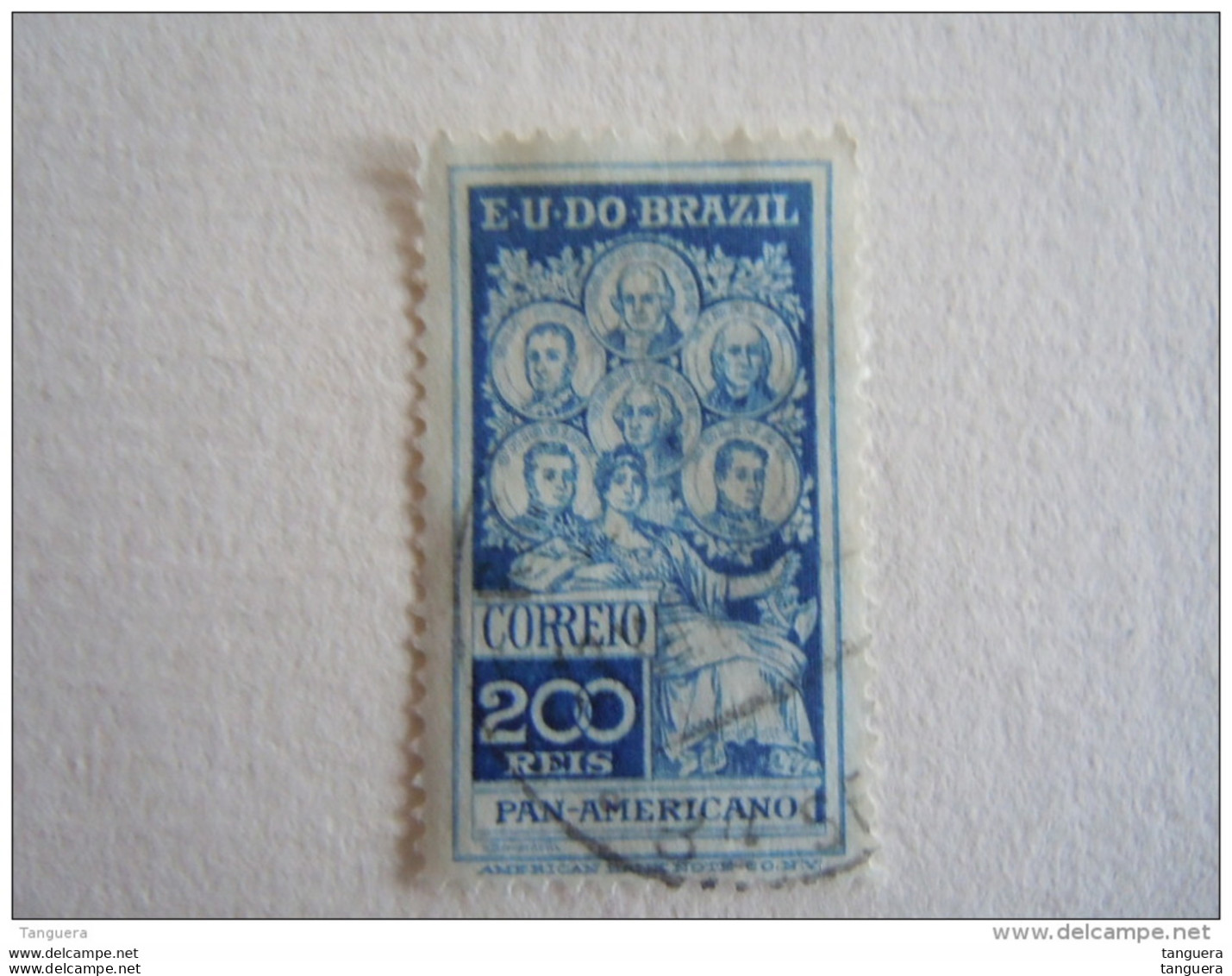 Brazilie Bresil Brasilien Brasil 1909 Congrès Panaméricain Yv 144 O - Oblitérés