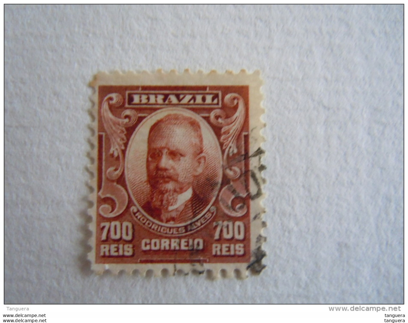 Brazilie Bresil Brasilien Brasil 1906-15 Série Courante Têtes De "liberté"  Yv 137 O - Used Stamps