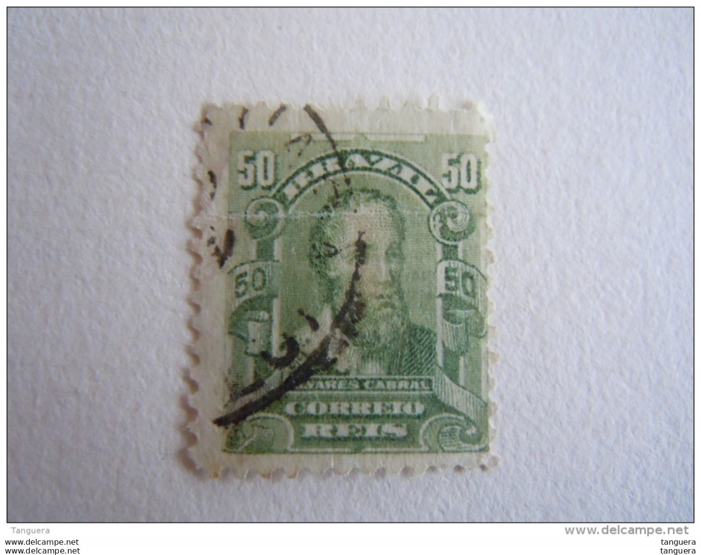 Brazilie Bresil Brasilien Brasil 1906-15 Série Courante Têtes De "liberté" Vert Claire Yv 130a O - Used Stamps