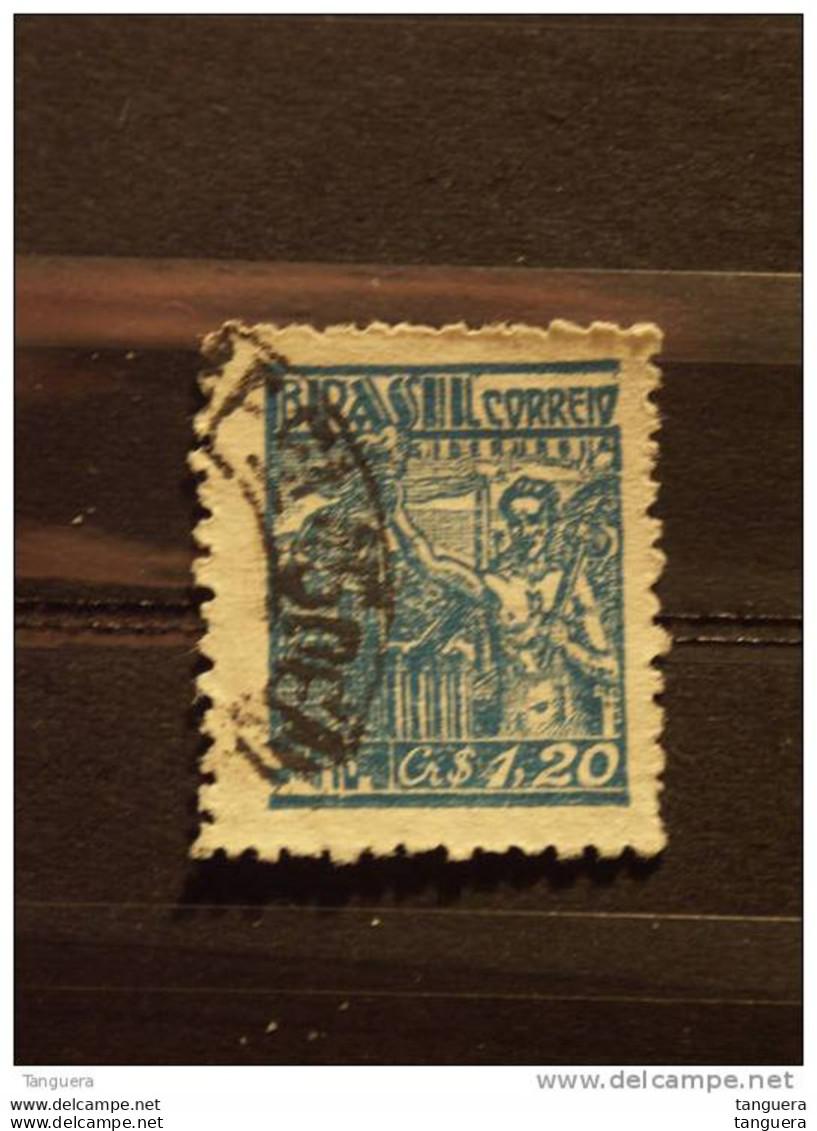 Brazilie Bresil Brasilien Brasil 1947-55 Serie Courante Sidérurgie Yv 467 O - Gebruikt