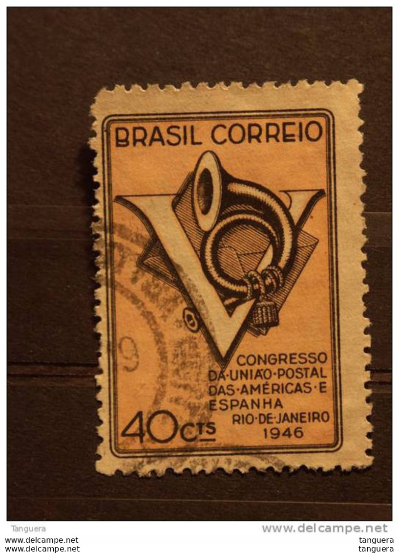 Brazilie Bresil Brasilien Brasil 1946 Congrès De L'Union Postale Des Ameriques Et De L'Espagne  Yv 442 O - Gebruikt