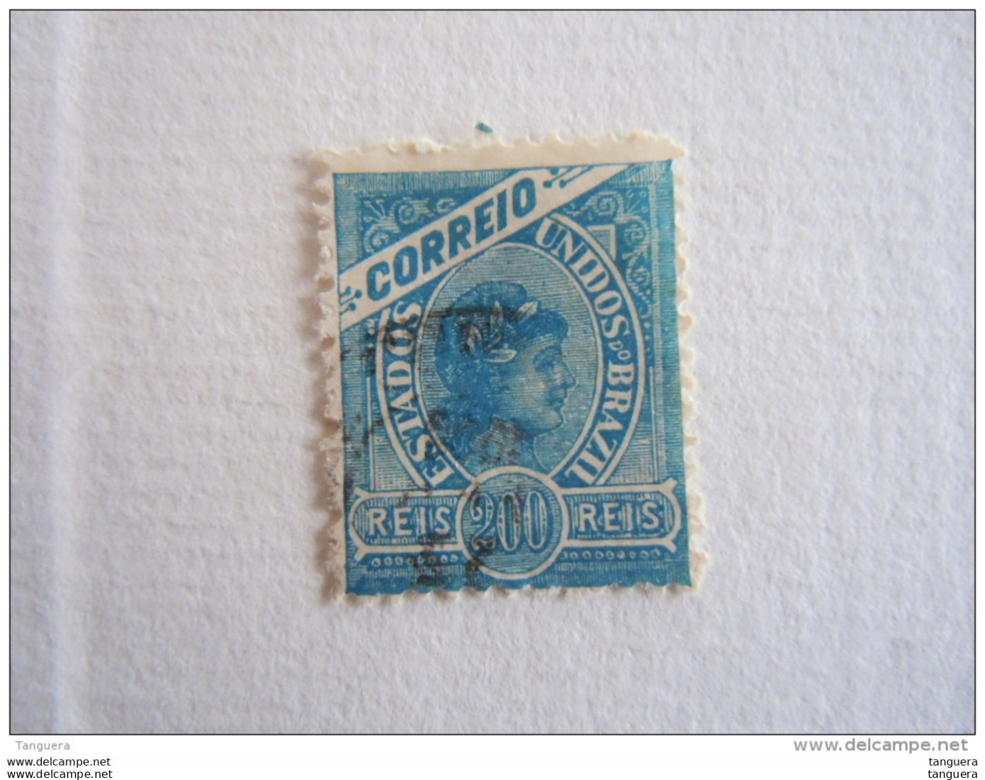 Brazilie Bresil Brasilien Brasil 1905 Série Courante Mercure Sans Filigrane Yv 118 O - Used Stamps