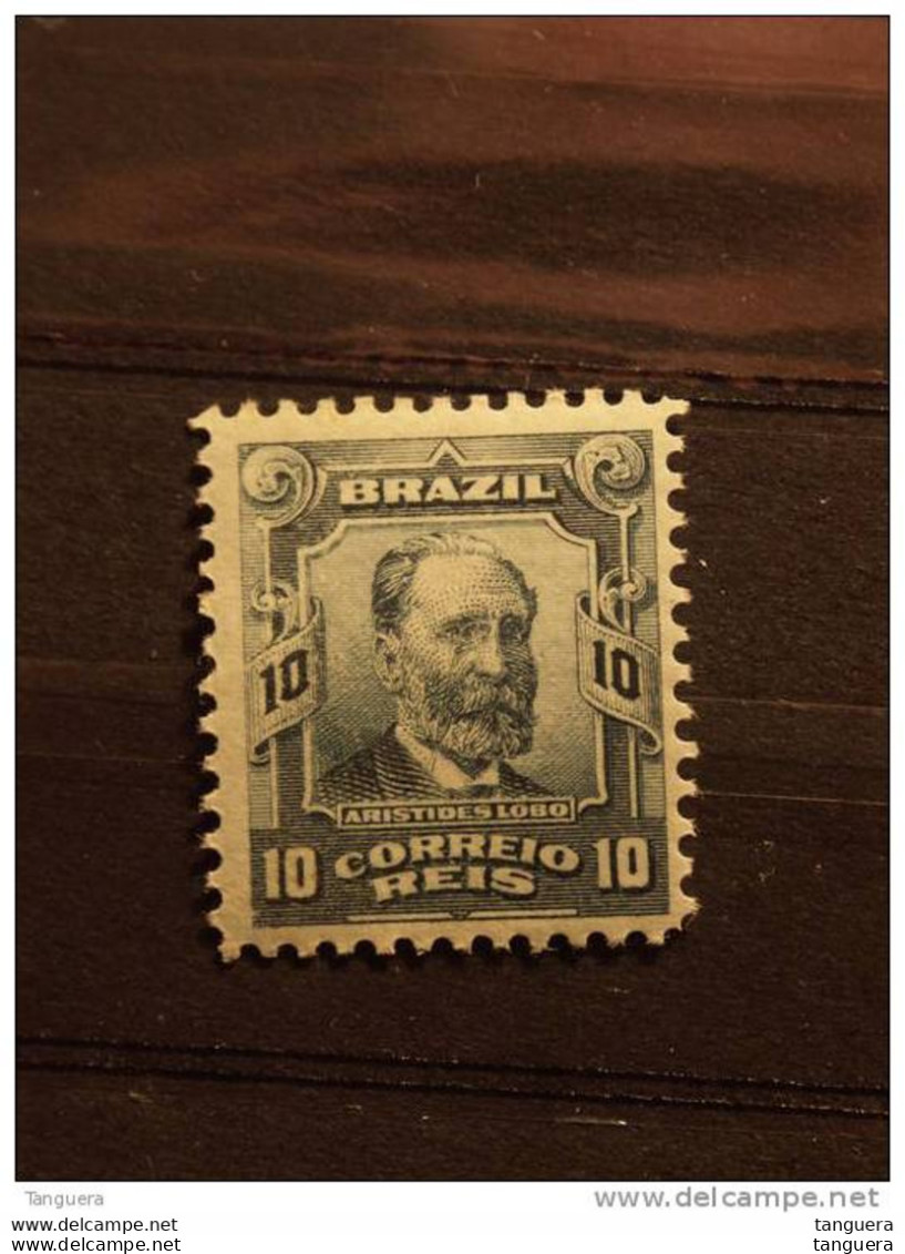 Brazilie Bresil Brasilien Brasil 1906-15 Série Courante Têtes De "libertés"  Yv 128 MH * - Neufs