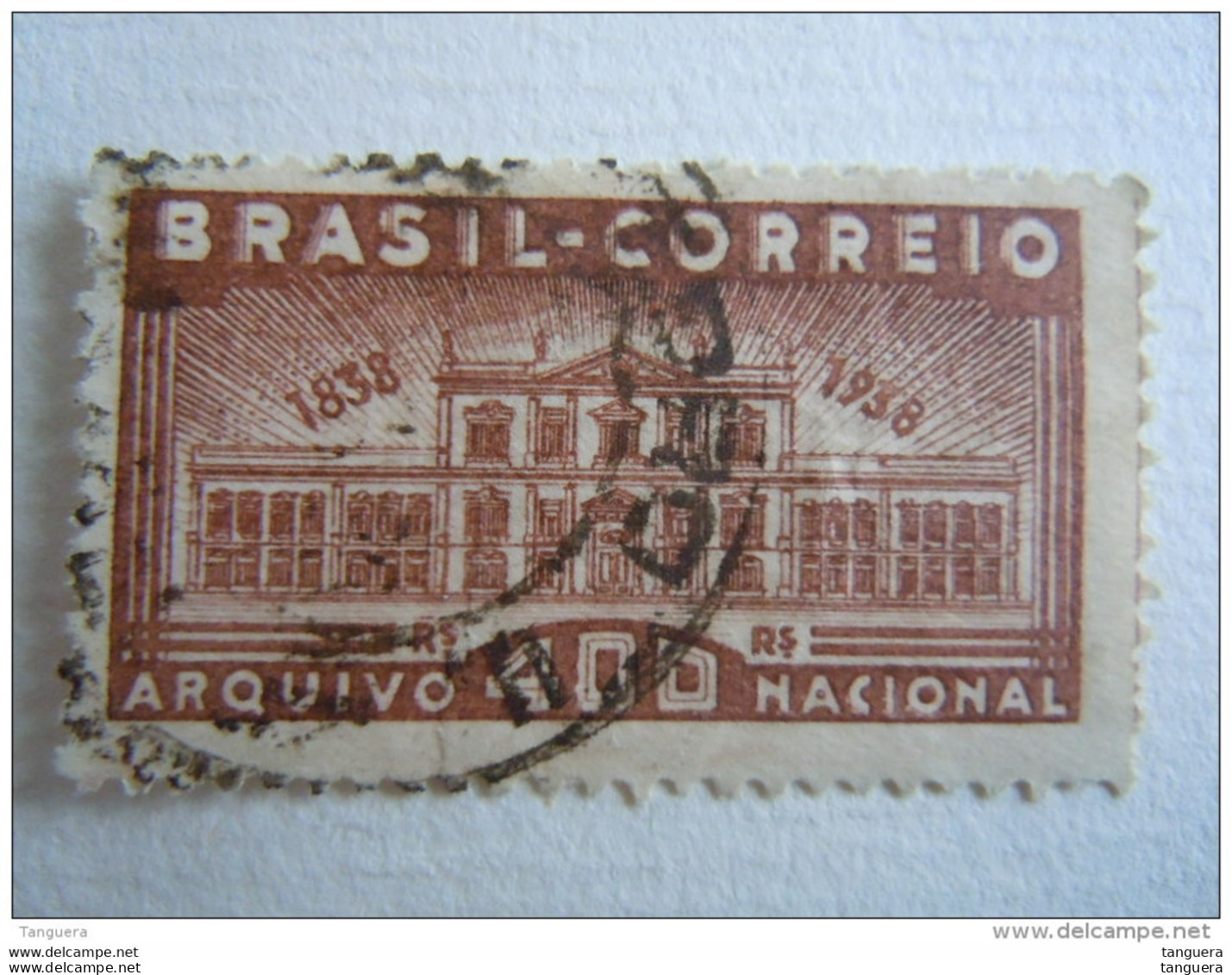 Brazilie Bresil Brasilien Brasil 1938 Centenaire Des Archives Yv 346 O - Oblitérés