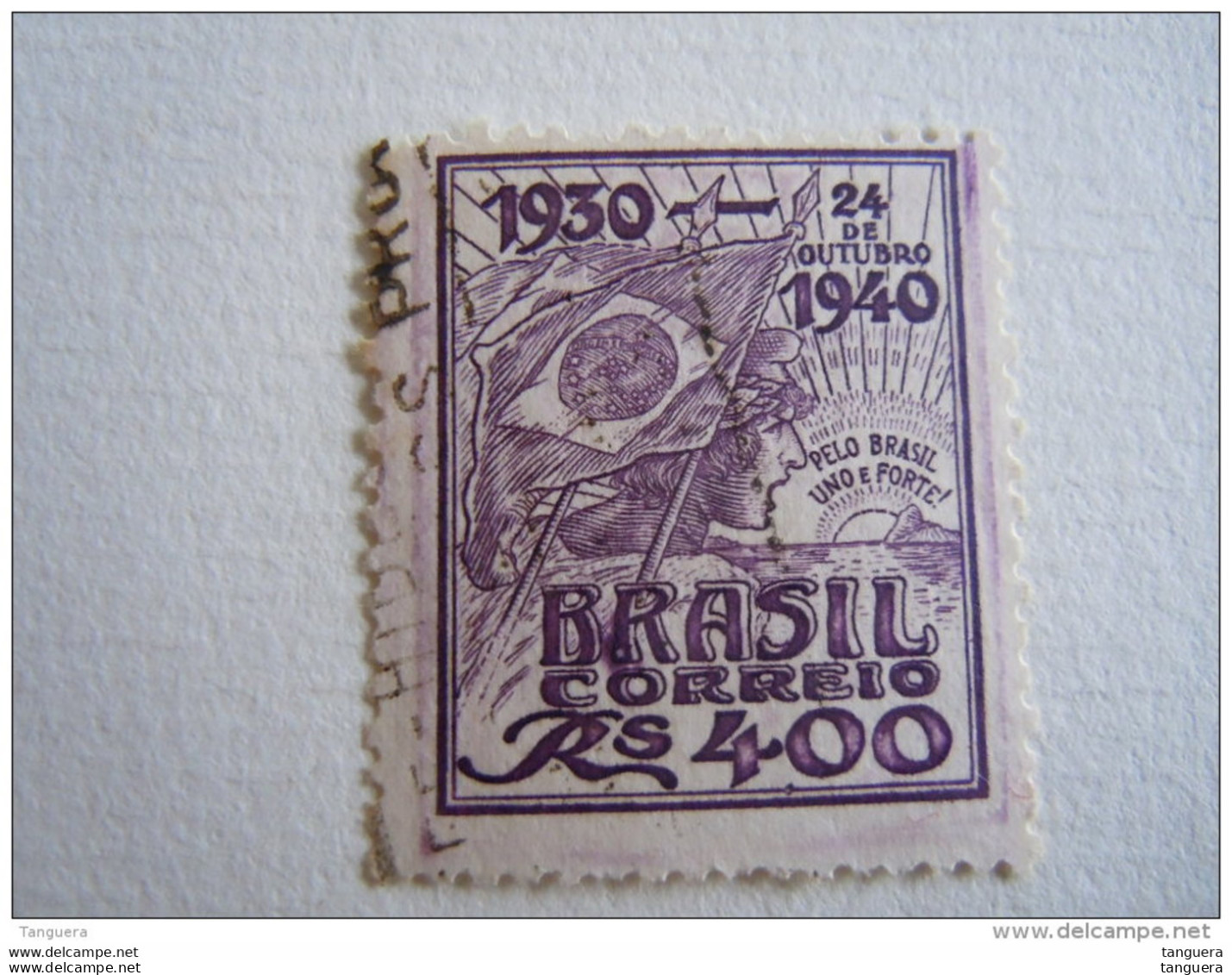 Brazilie Bresil Brasilien Brasil 1940 Anniversaire De La Révolution Yv 367 O - Gebruikt