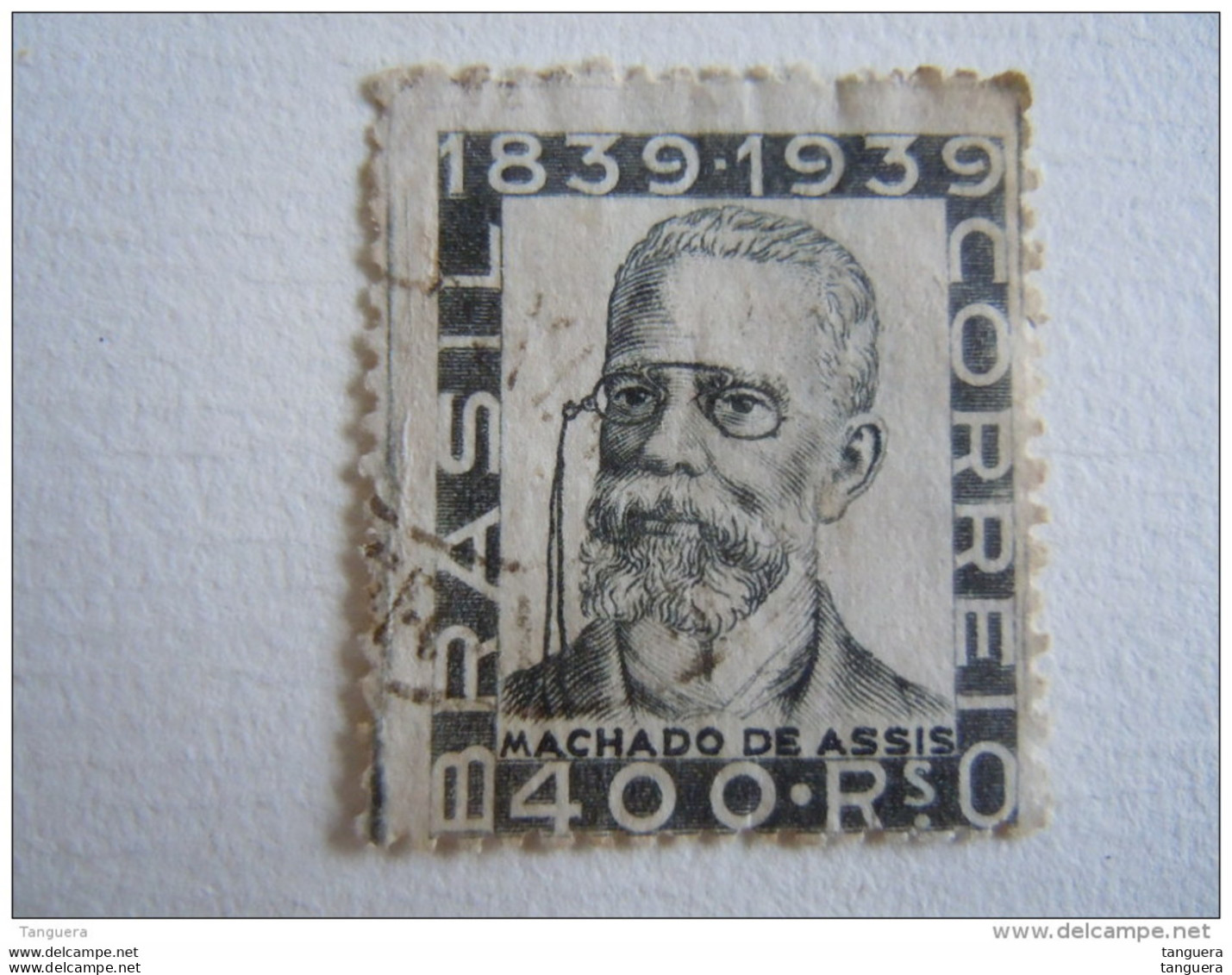 Brazilie Bresil Brasilien Brasil 1940 Poète Machado De Assis Yv 364 O - Used Stamps