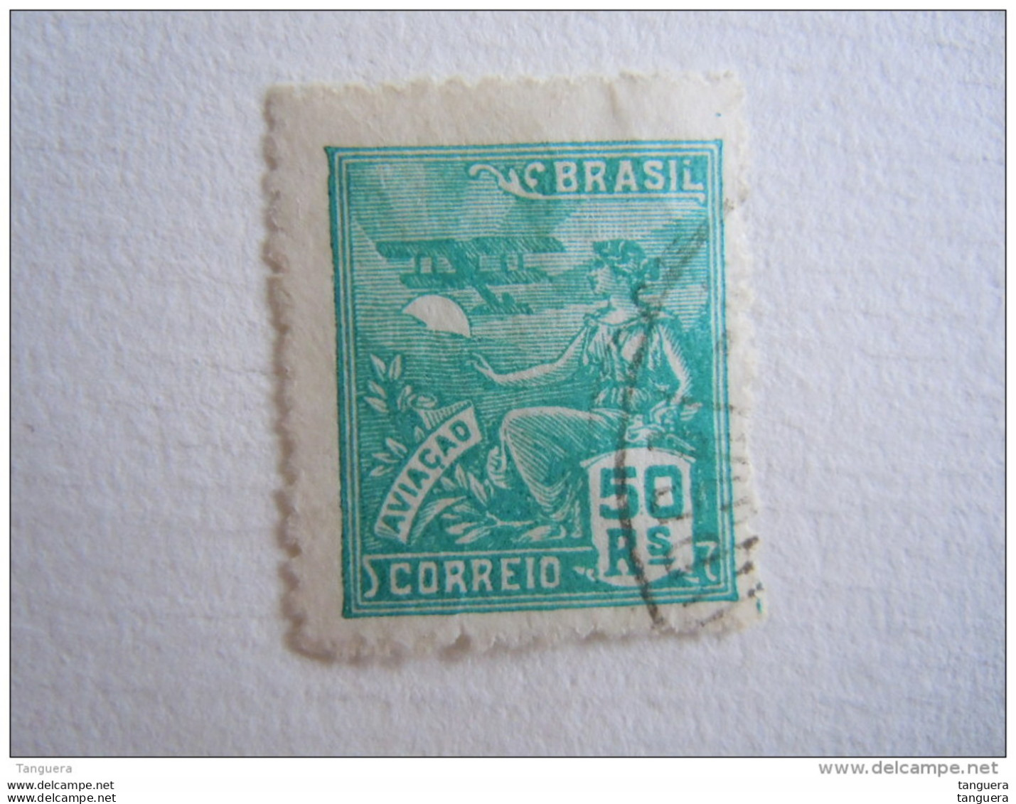 Brazilie Bresil Brasilien Brasil 1931 Série Courante Aviation Filigrane H Yv 212 O - Used Stamps