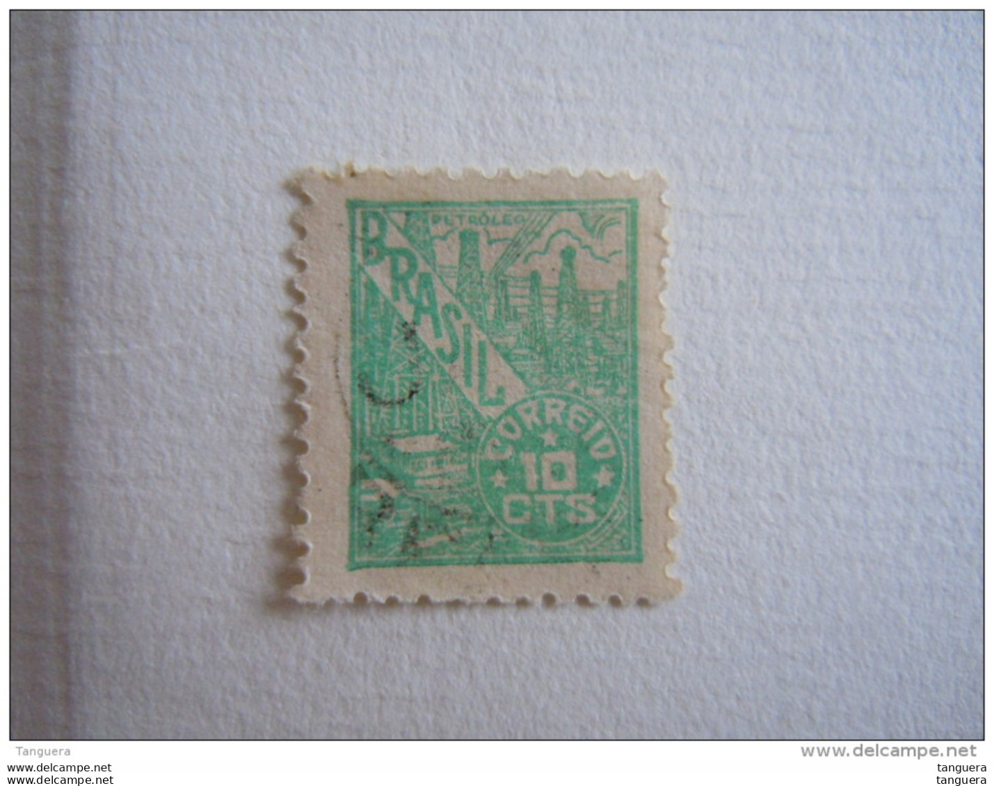 Brazilie Bresil Brasilien Brasil 1947-55 Serie Courante Puits De Pétrole Yv 464 O - Used Stamps