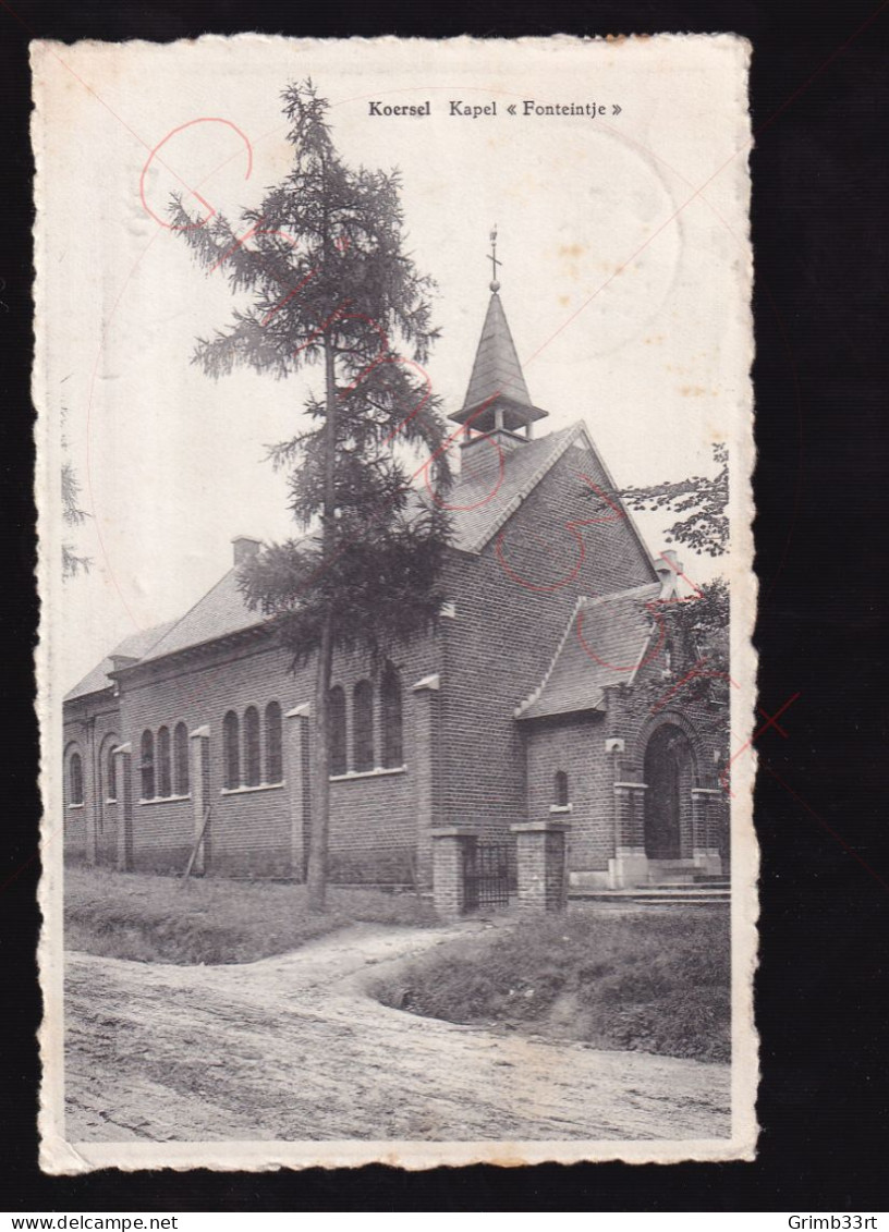 Koersel - Kapel Fonteintje - Postkaart - Beringen