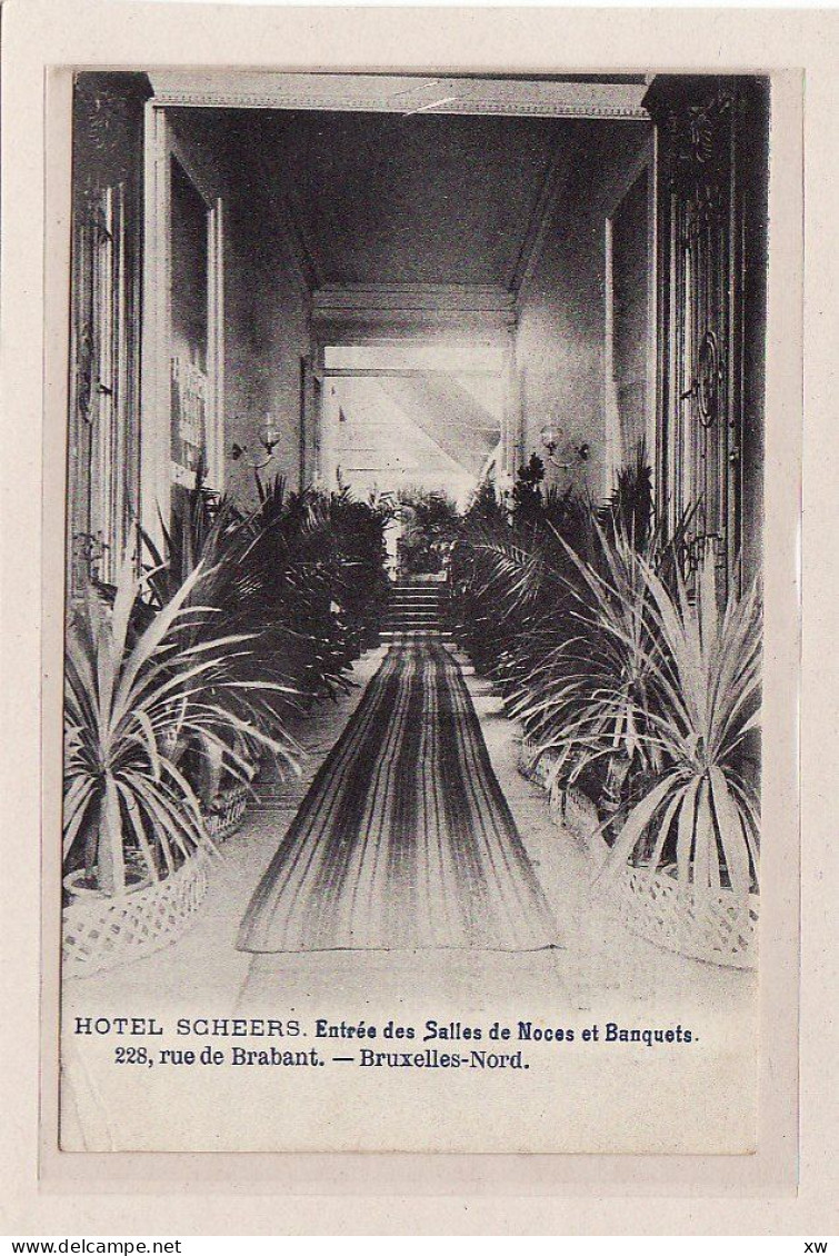 BELGIQUE - BRUXELLES - Entrée Des Salles De Noces Et Banquets 228,rue De Brabant / Bruxelles-Nord -C2603 - Cafés, Hôtels, Restaurants