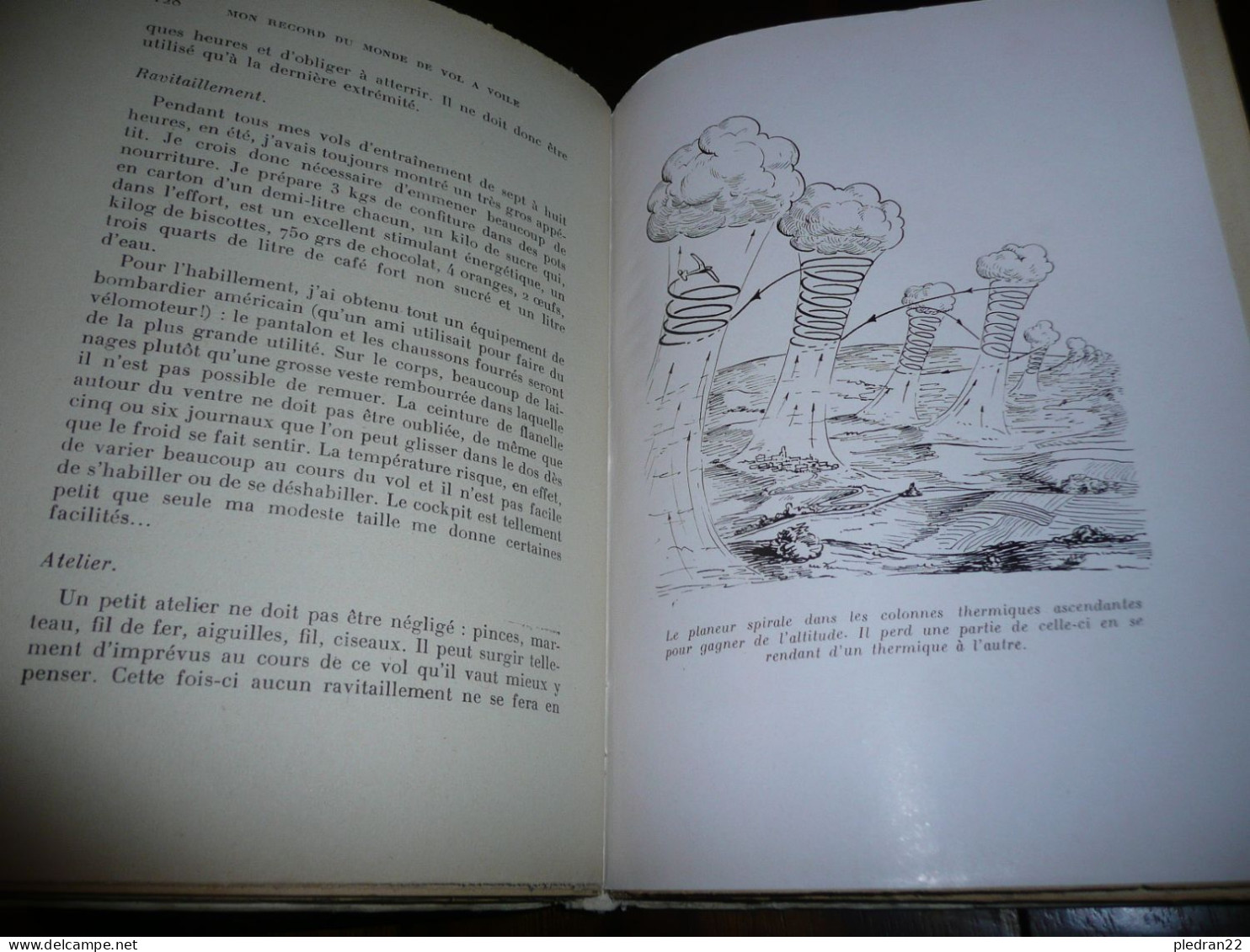 AVIATION GUY MARCHAND MON RECORD DU MONDE DE VOL A VOILE PLANEUR EDITIONS AMIOT DUMONT 1951 ILLUSTRATIONS - AeroAirplanes