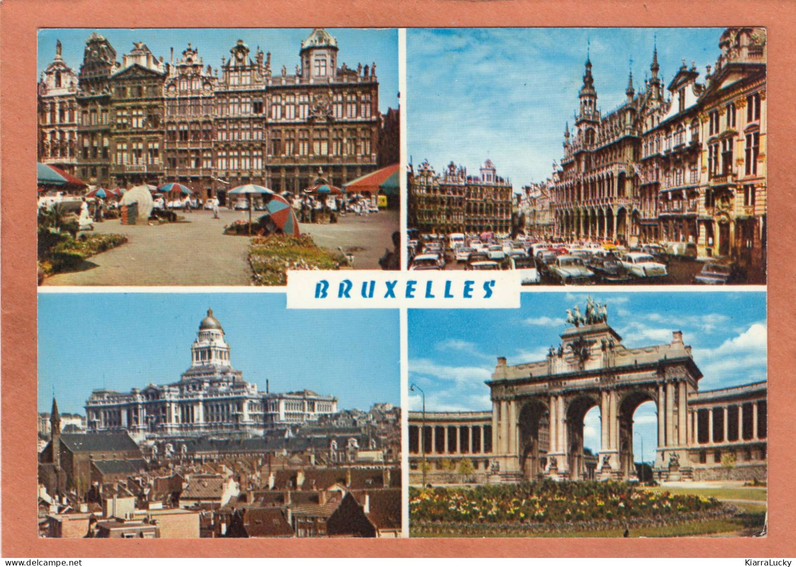BRUXELLES - MULTIVUES - ECRITE - Mehransichten, Panoramakarten