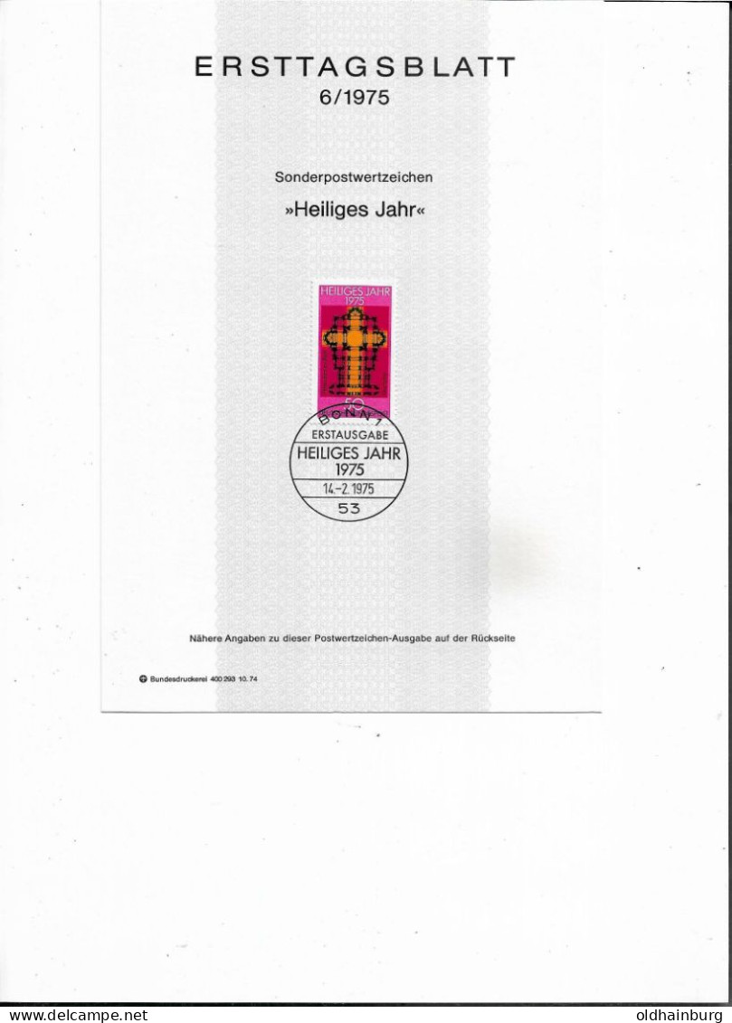 2012x: BRD- ETB 1975, Heiliges Jahr - Cristianismo