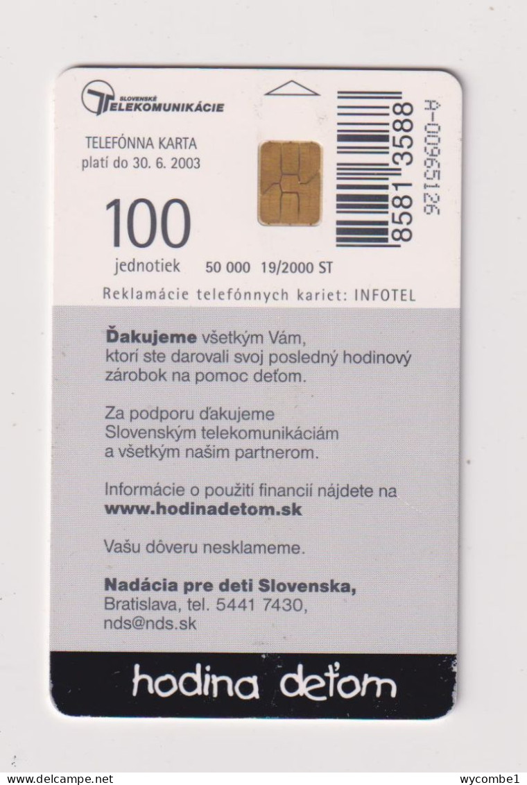 SLOVAKIA  - Hodina Detom Chip Phonecard - Slovakia