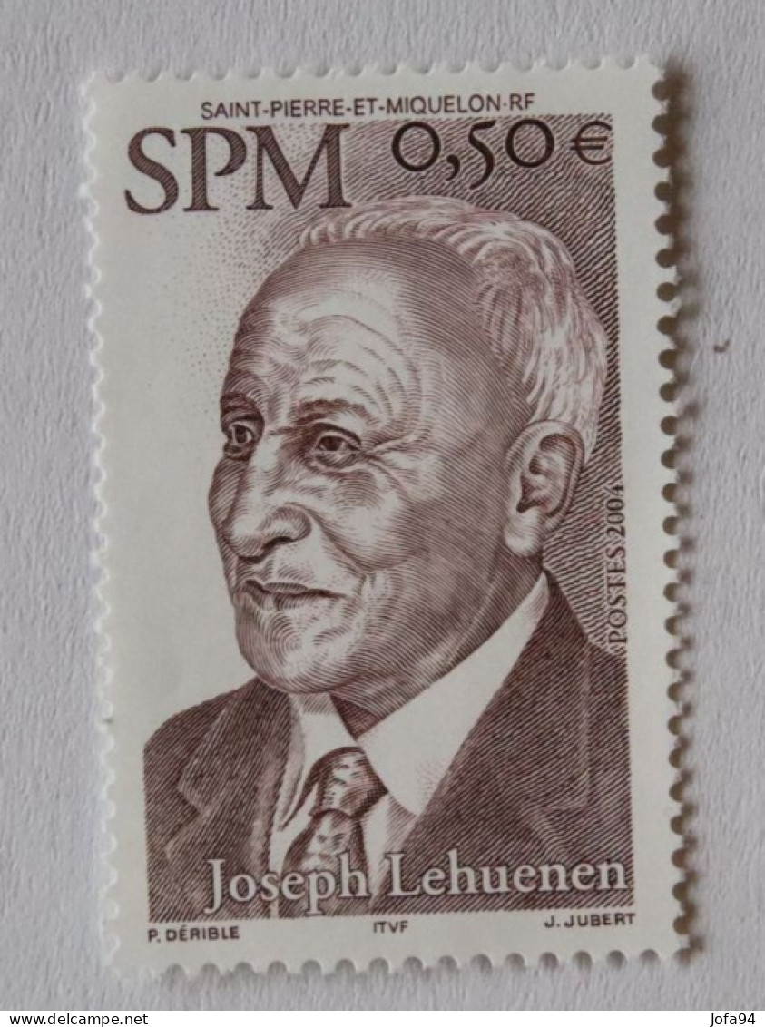 SPM 2004  Joseph Lehuenen Ancien Maire De St Pierre  YT 810     Neufs - Unused Stamps