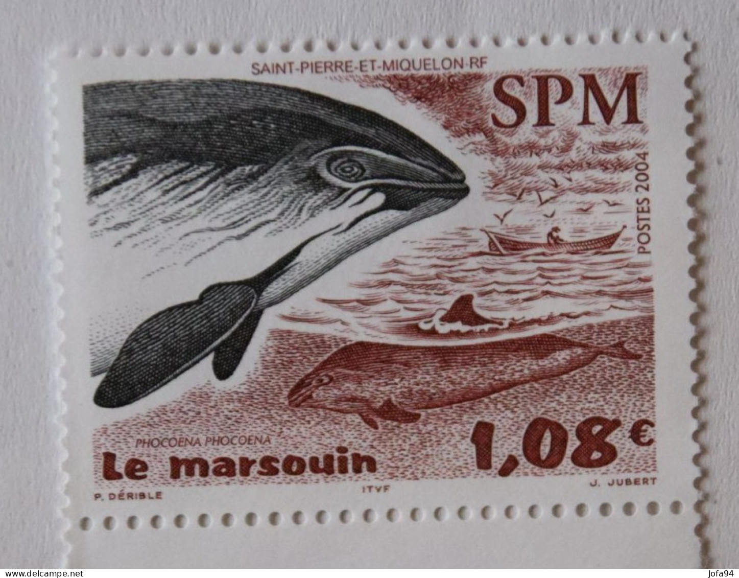 SPM 2004  Faune Marine Le Marsouin  YT 813  Neuf - Unused Stamps