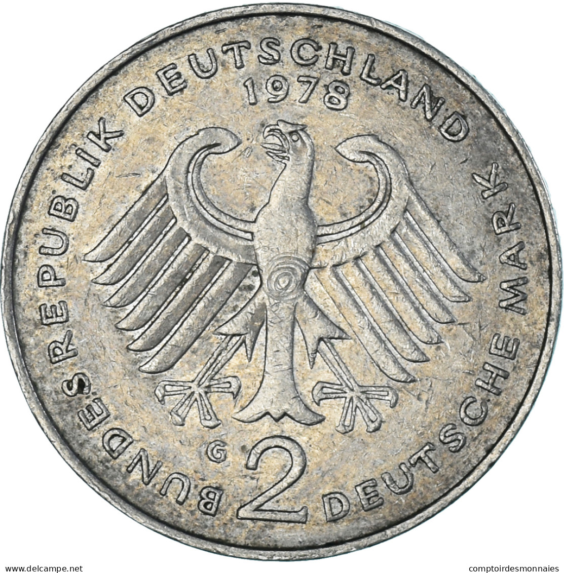 Monnaie, Allemagne, 2 Mark, 1978 - 2 Mark