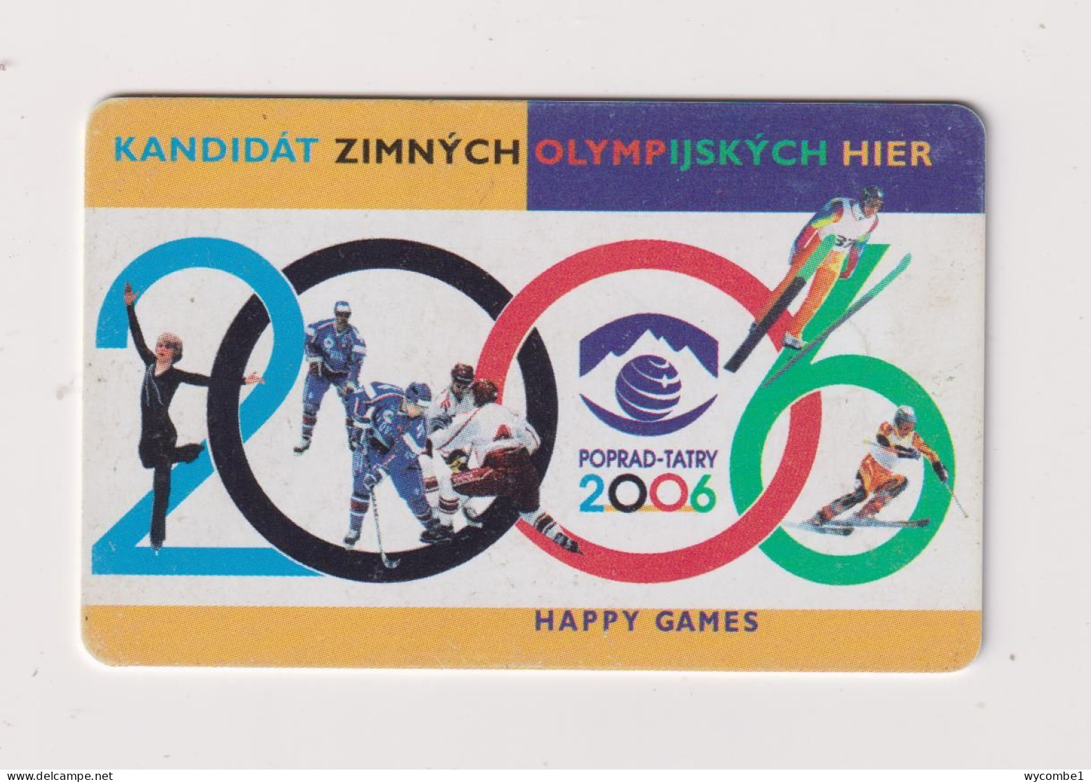 SLOVAKIA  - Winter Olympics Chip Phonecard - Slovakia