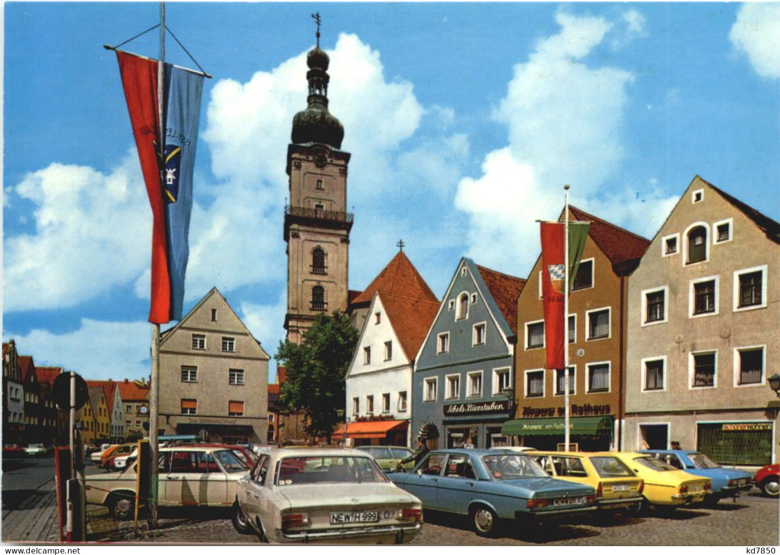 Weiden, Oberer Markt Und Michaelskirche - Weiden I. D. Oberpfalz